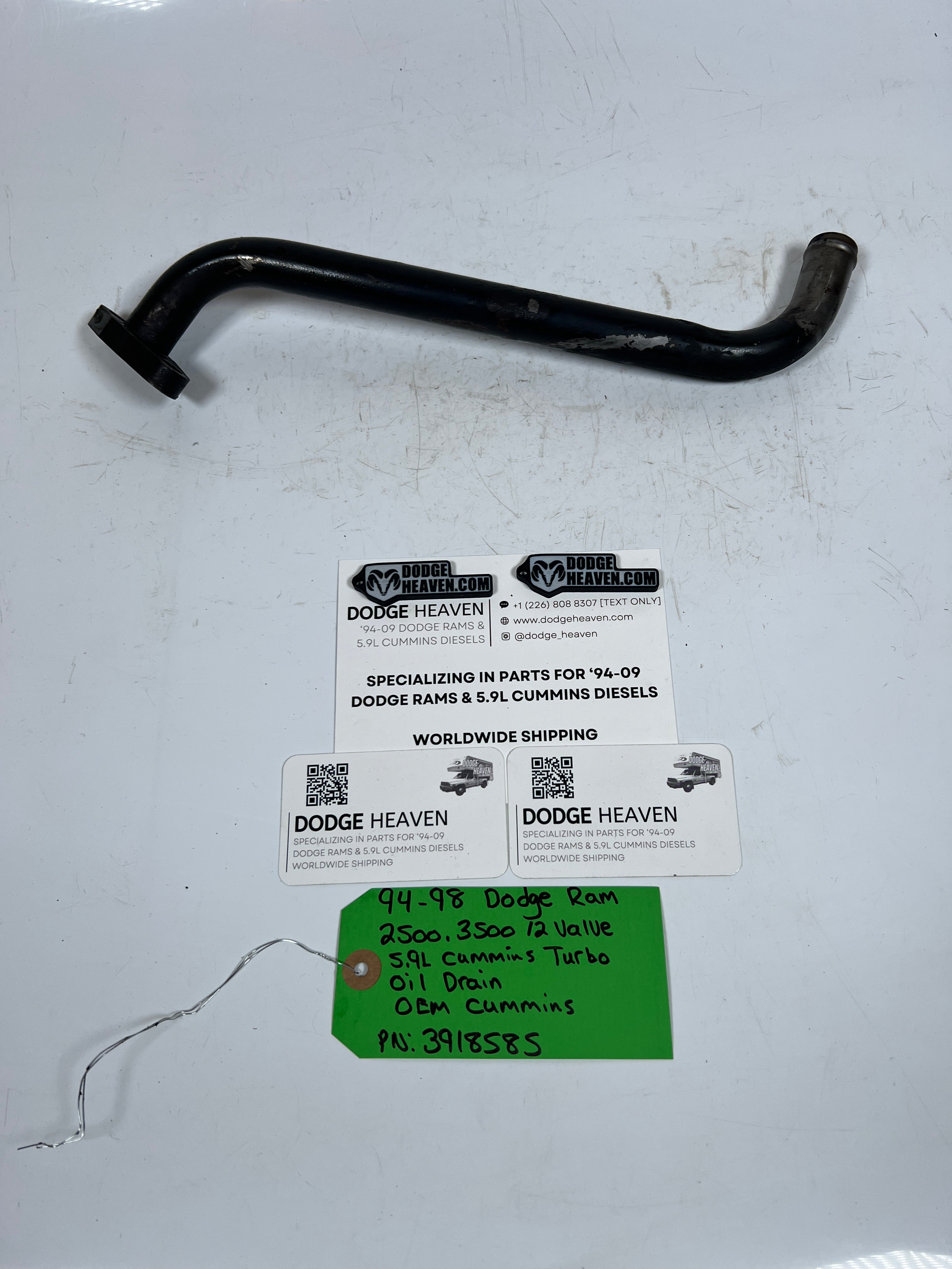 1994-1998 Dodge Ram 12 Valve 5.9L Cummins Turbo Oil Drain