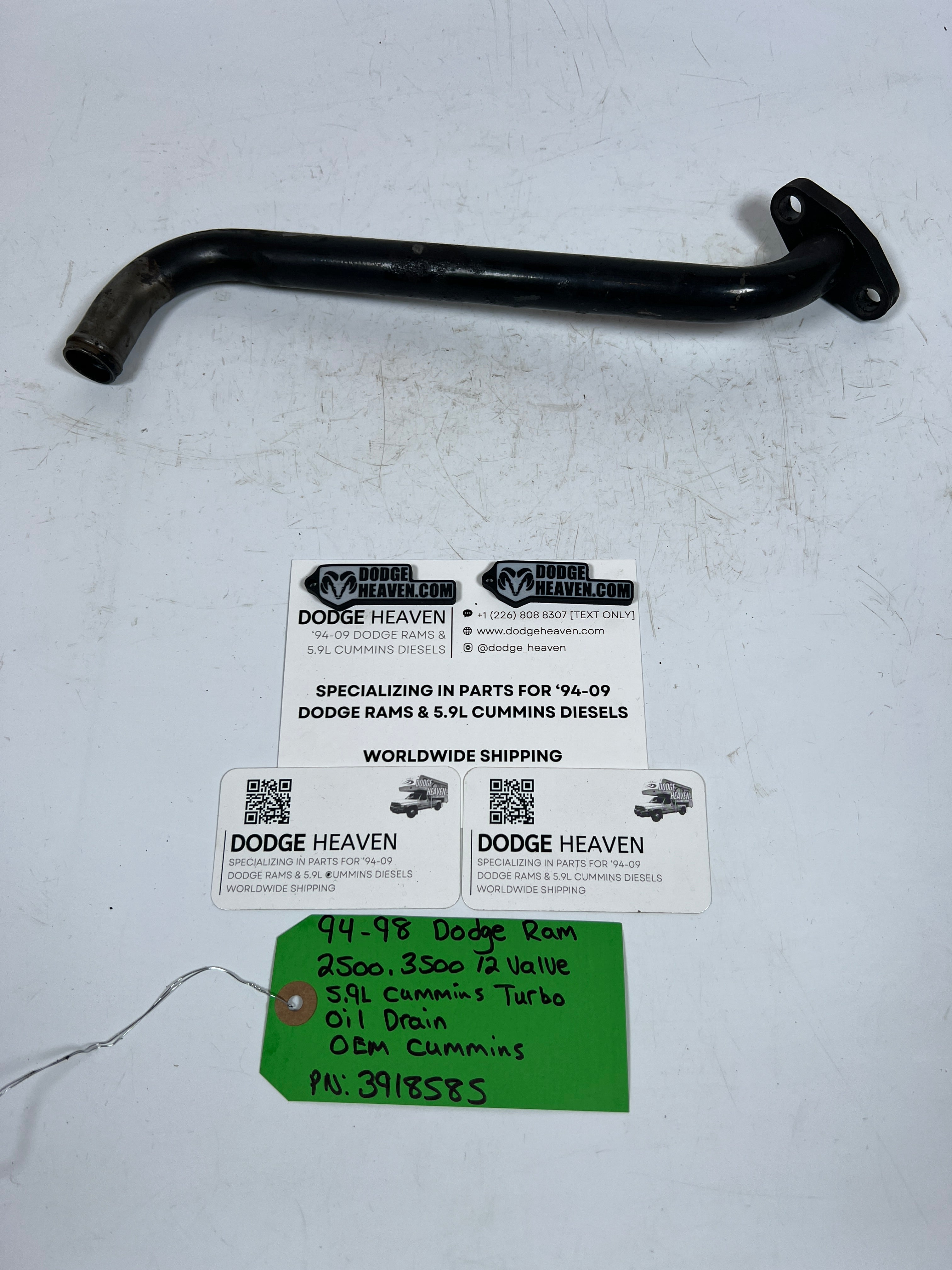 1994-1998 Dodge Ram 12 Valve 5.9L Cummins Turbo Oil Drain