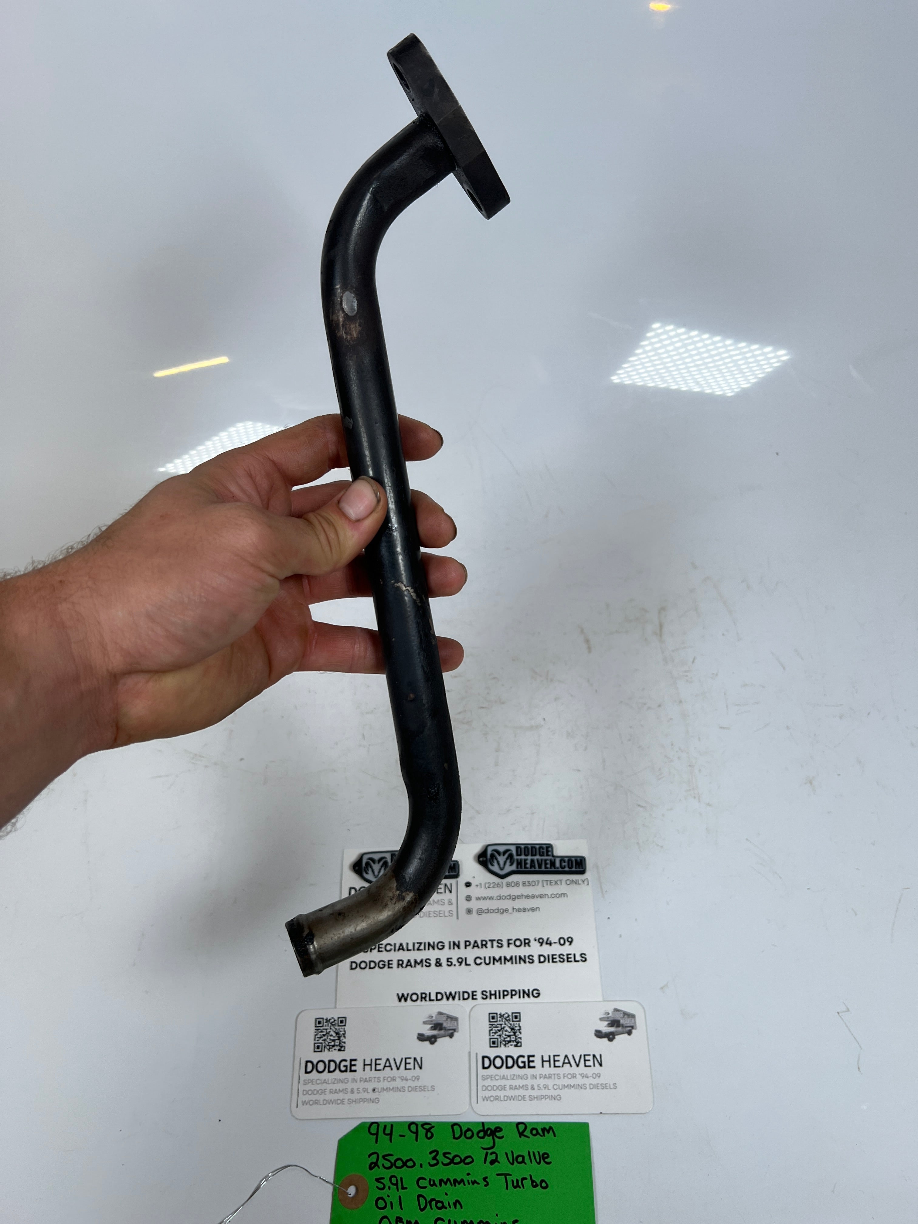1994-1998 Dodge Ram 12 Valve 5.9L Cummins Turbo Oil Drain