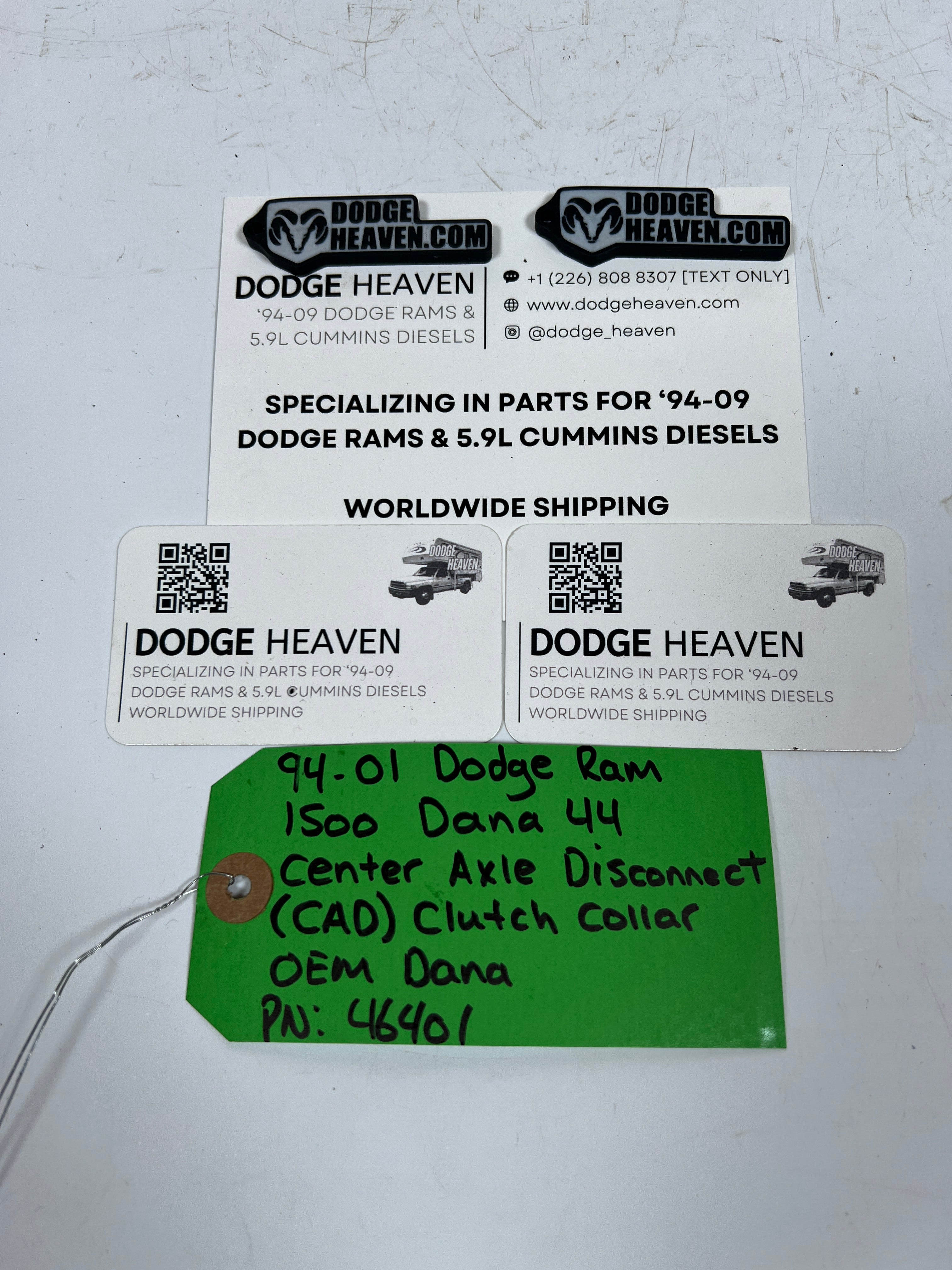1994-2001 Dodge Ram Dana 44 Center Axle Disconnect Clutch Shift Collar (CAD)