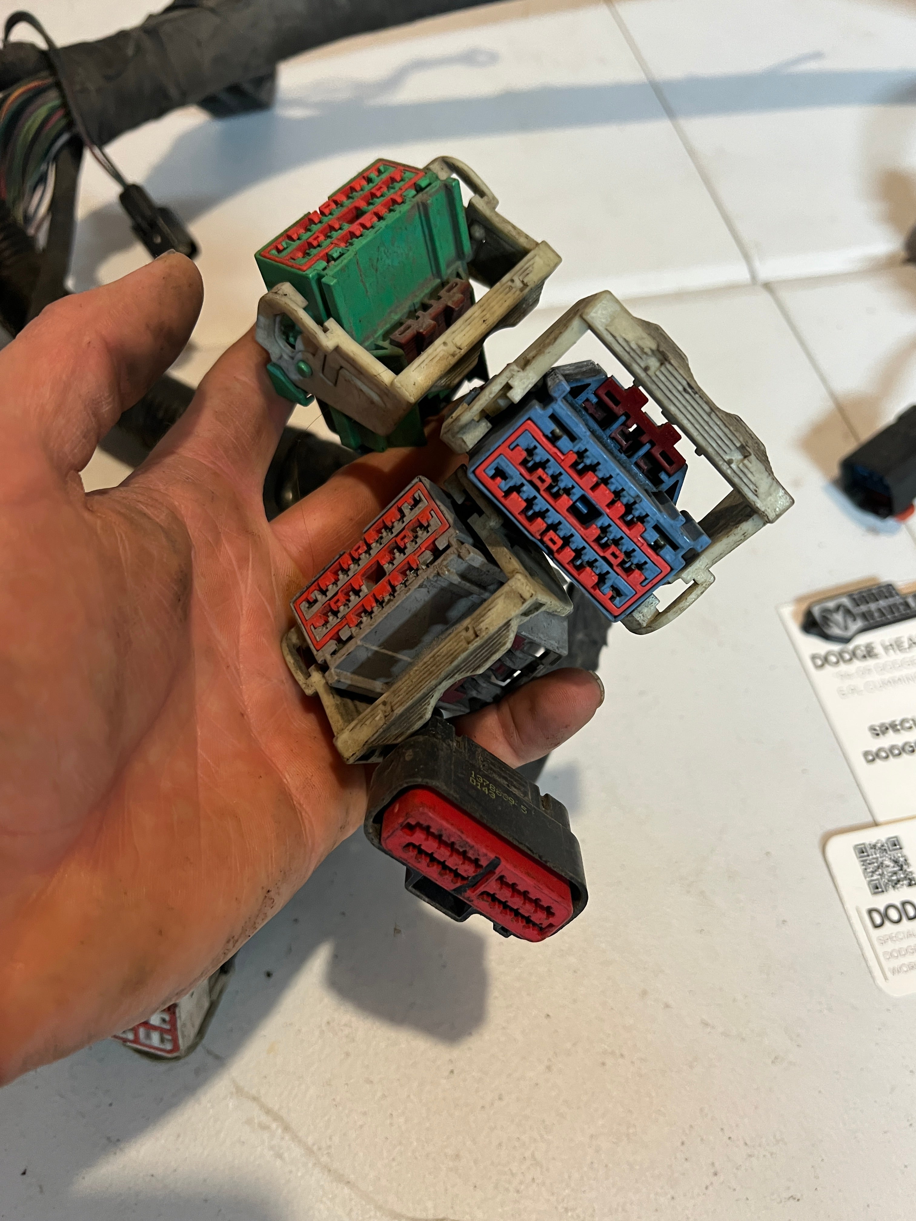 2003-2003 Dodge Ram 2500 3500 5.9L Cummins Engine Bay Wiring Harness