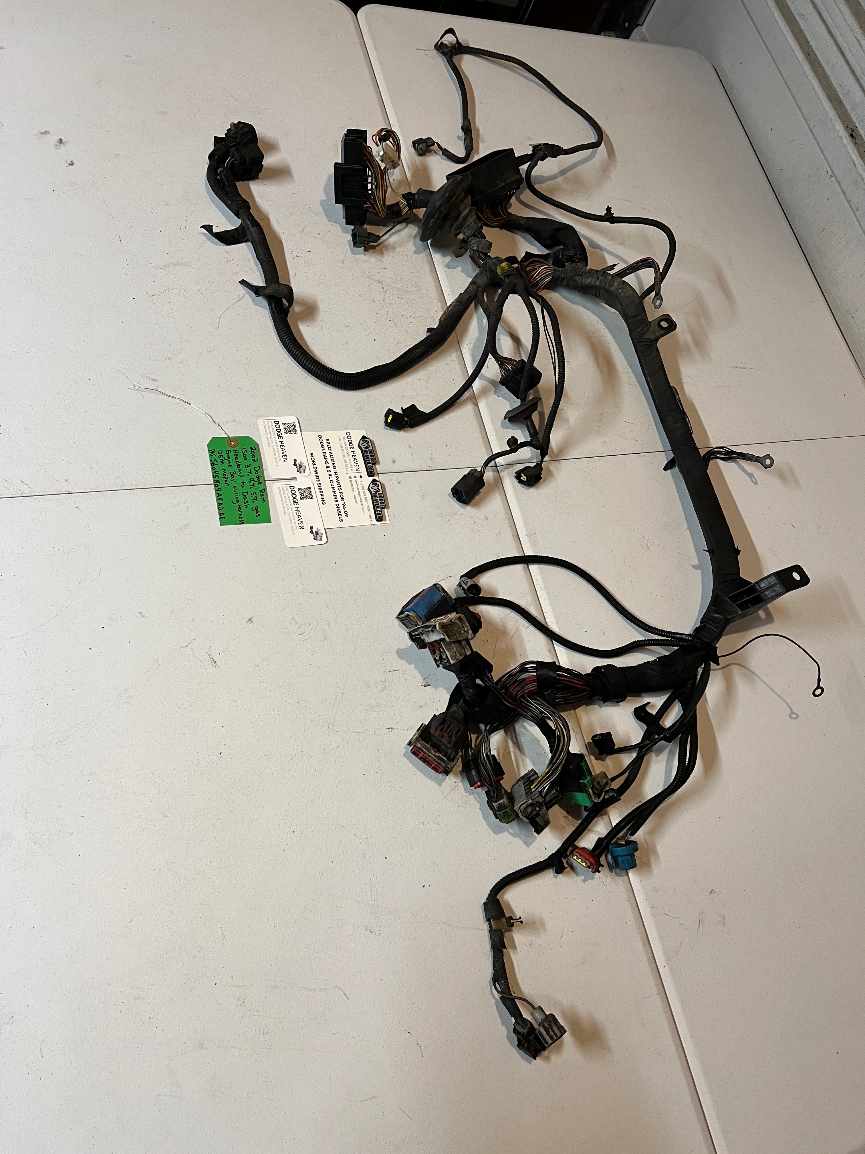2002-2002 Dodge Ram 1500 Head Lamp to Dash Engine Bay Wiring Harness