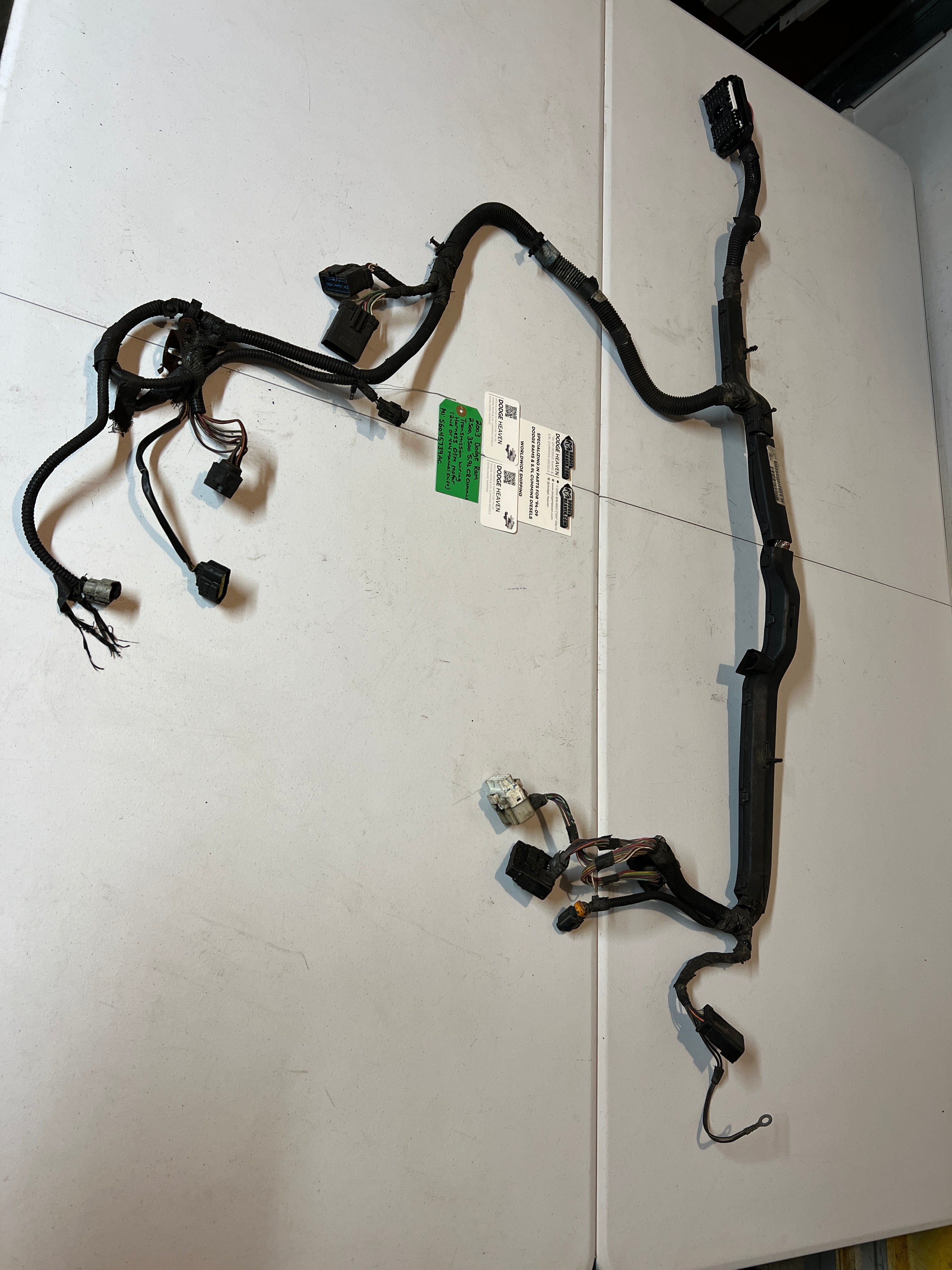 2003-2003 Dodge Ram 2500 3500 5.9L Cummins Transmission Wiring Harness