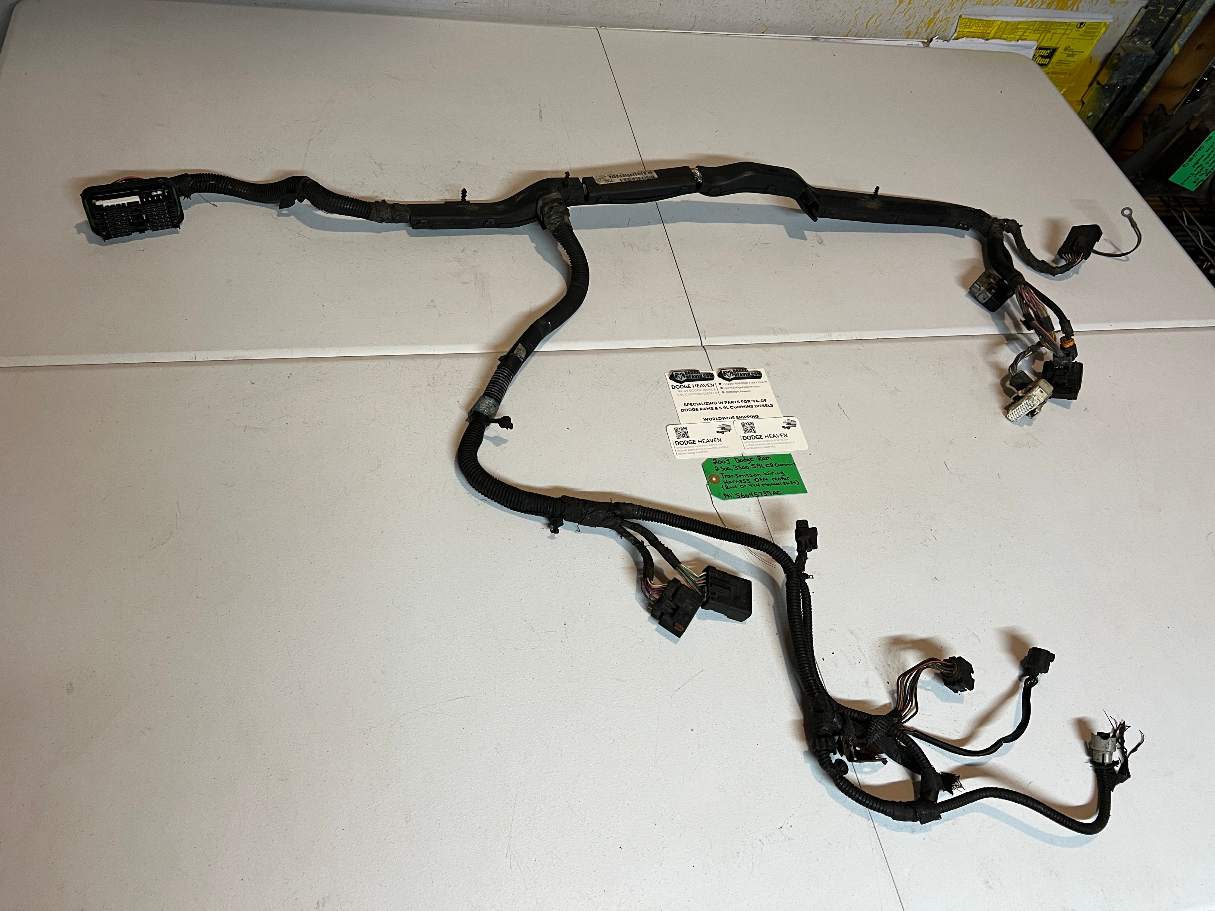 2003-2003 Dodge Ram 2500 3500 5.9L Cummins Transmission Wiring Harness