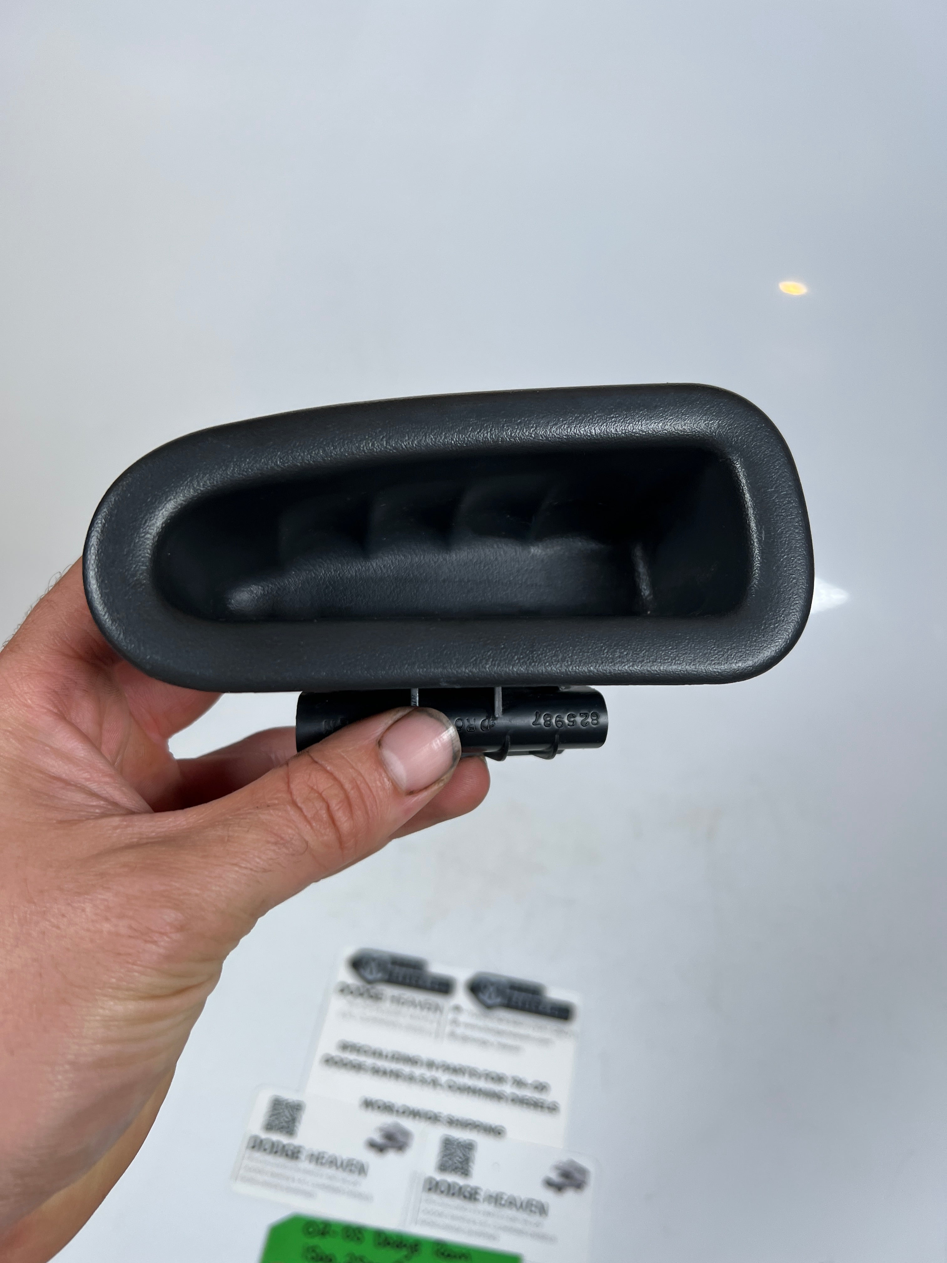 2002-2005 Dodge Ram Quad Cab Rear Door Handle Pull Cup Dark Grey Driver LH