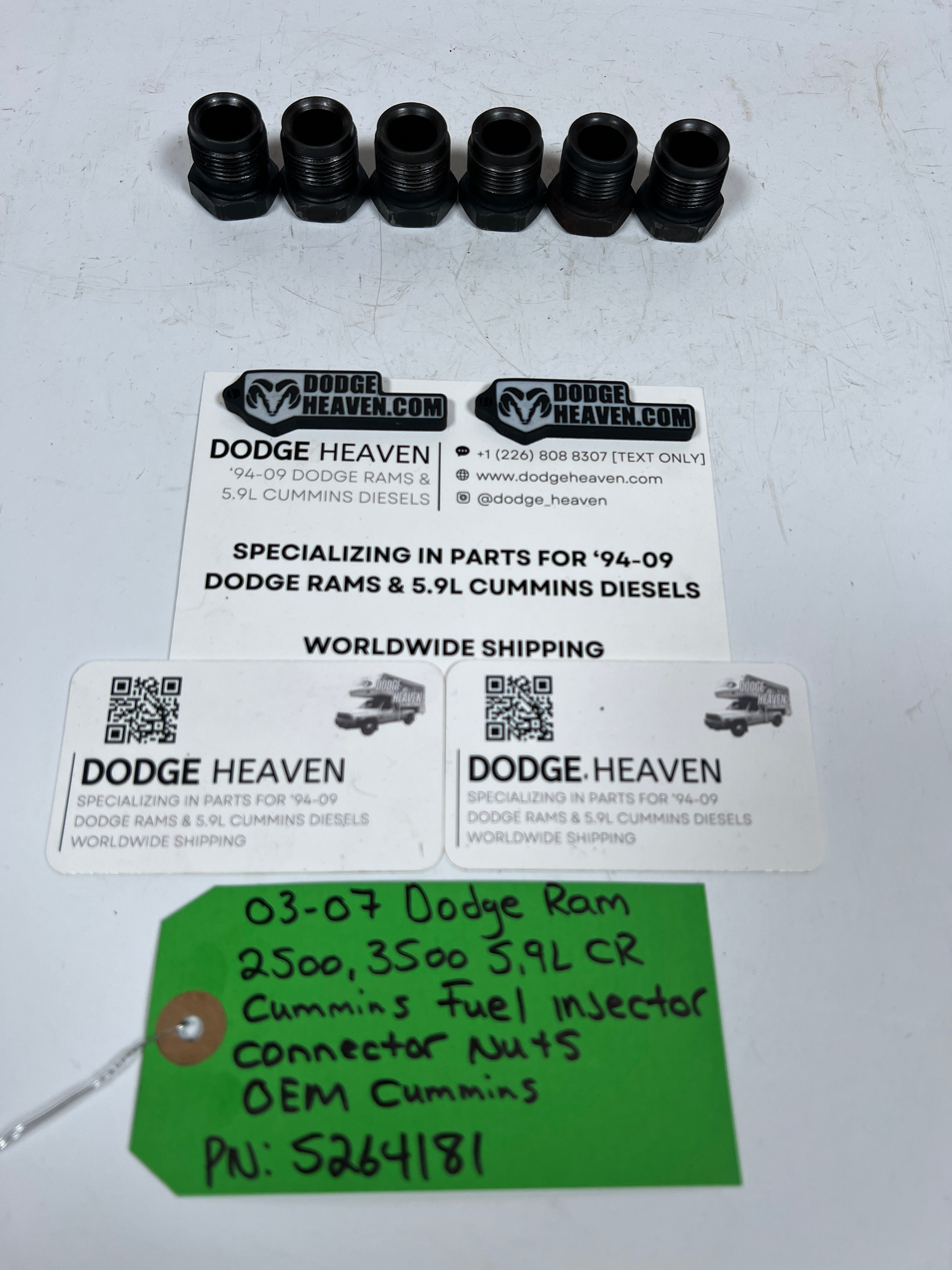 2003-2007 Dodge Ram 5.9L Cummins Fuel Injector Tube Connector Nuts