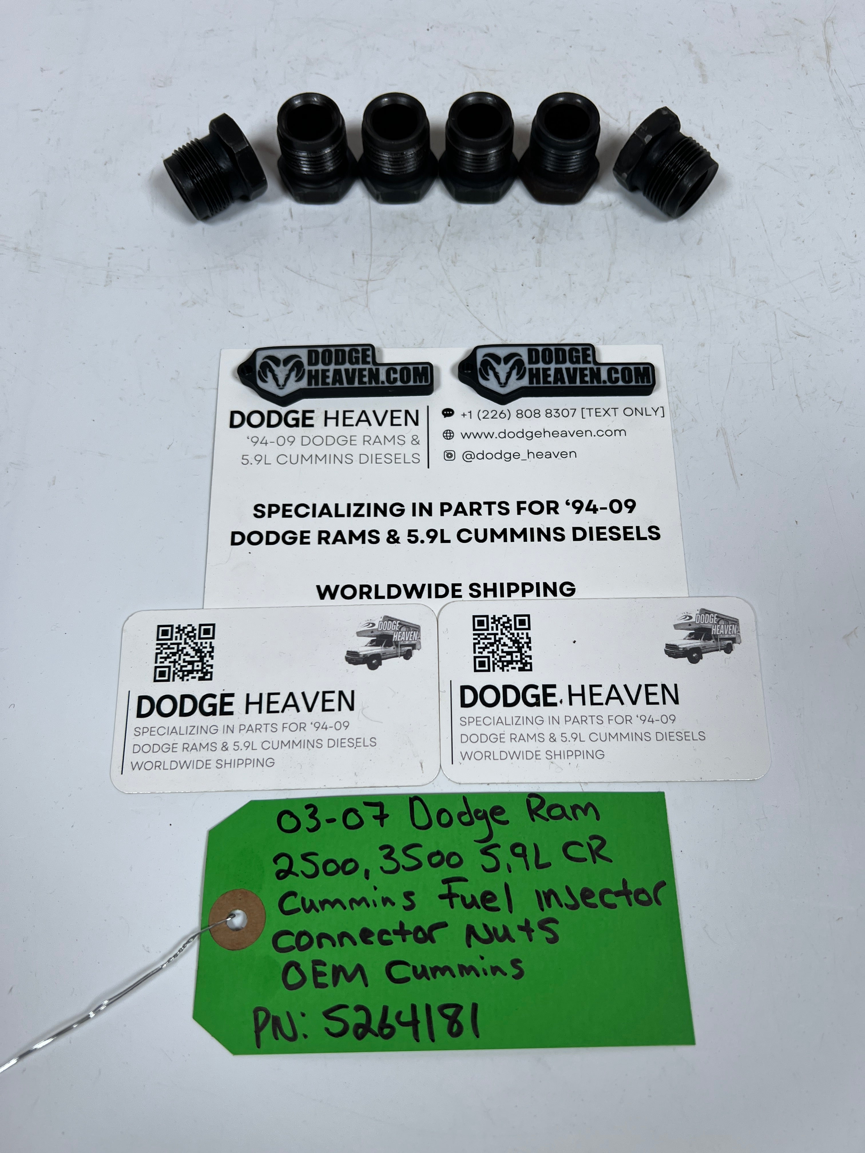 2003-2007 Dodge Ram 5.9L Cummins Fuel Injector Tube Connector Nuts