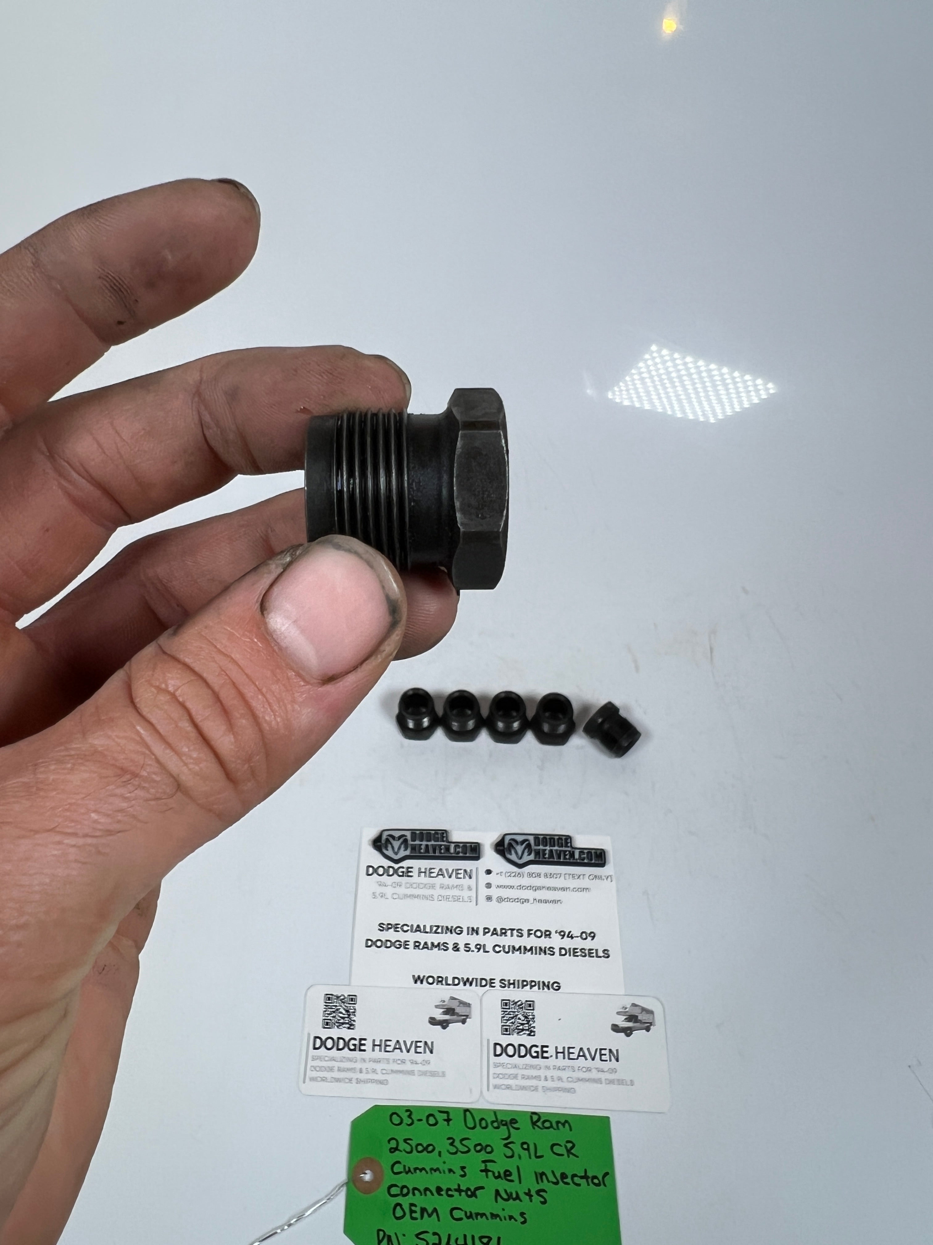 2003-2007 Dodge Ram 5.9L Cummins Fuel Injector Tube Connector Nuts
