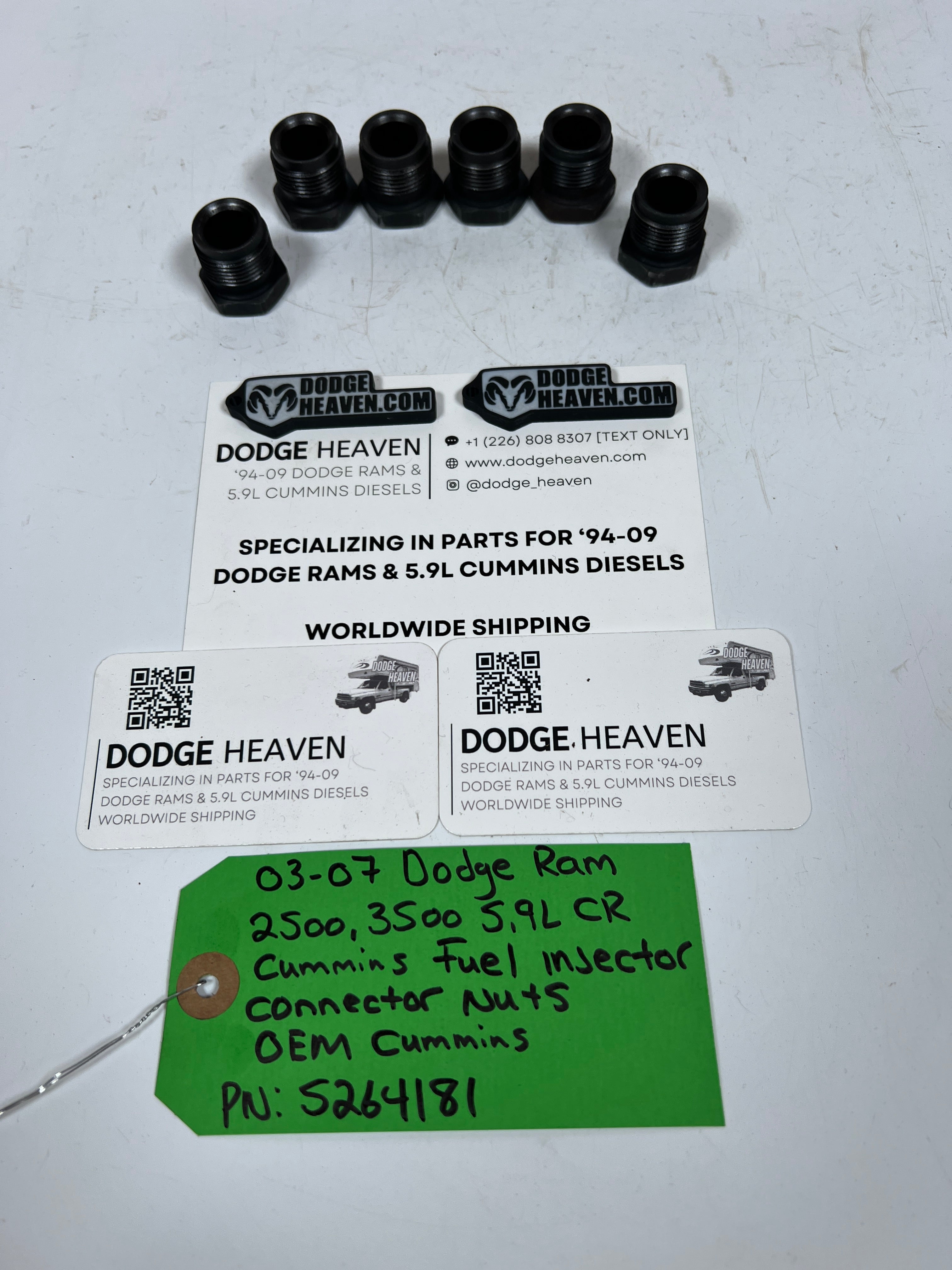 2003-2007 Dodge Ram 5.9L Cummins Fuel Injector Tube Connector Nuts