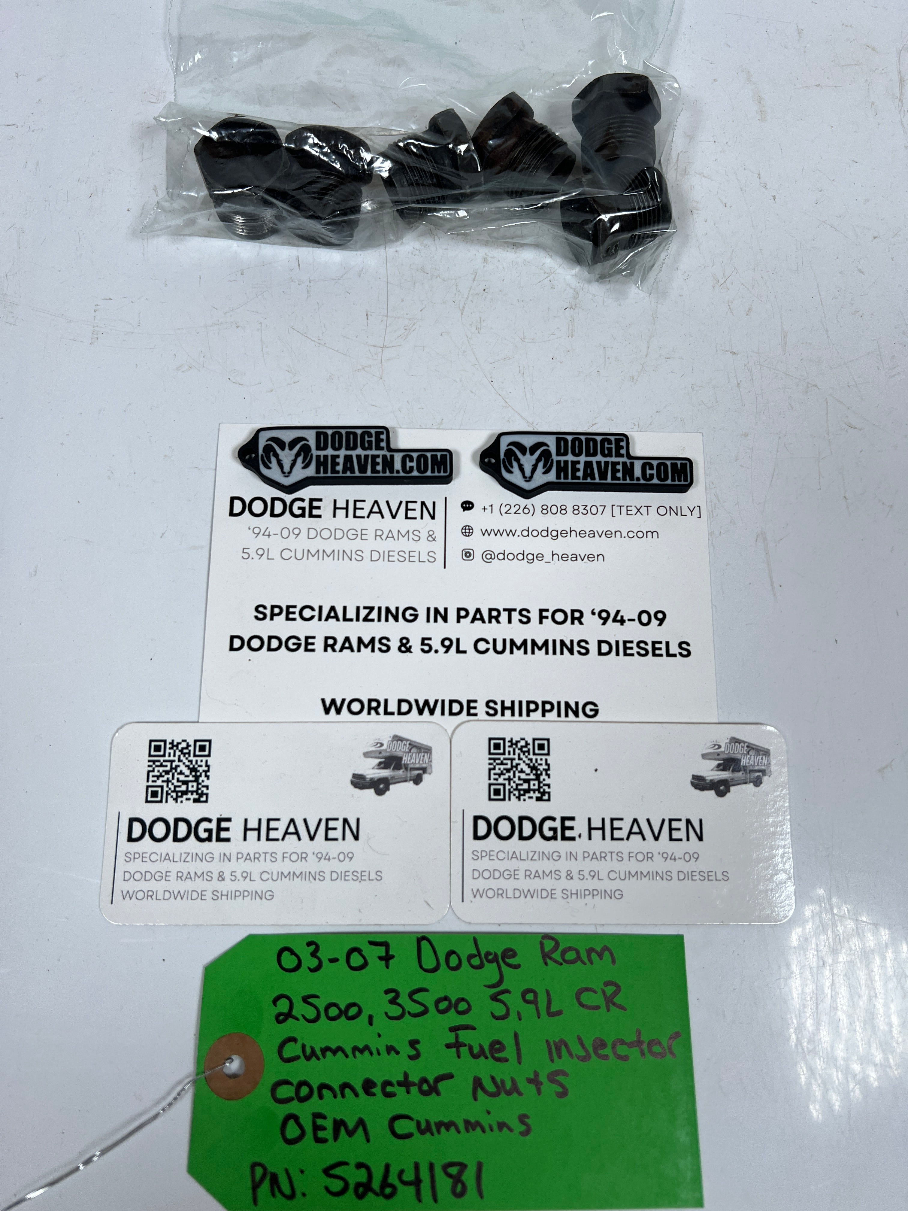 2003-2007 Dodge Ram 5.9L Cummins Fuel Injector Tube Connector Nuts