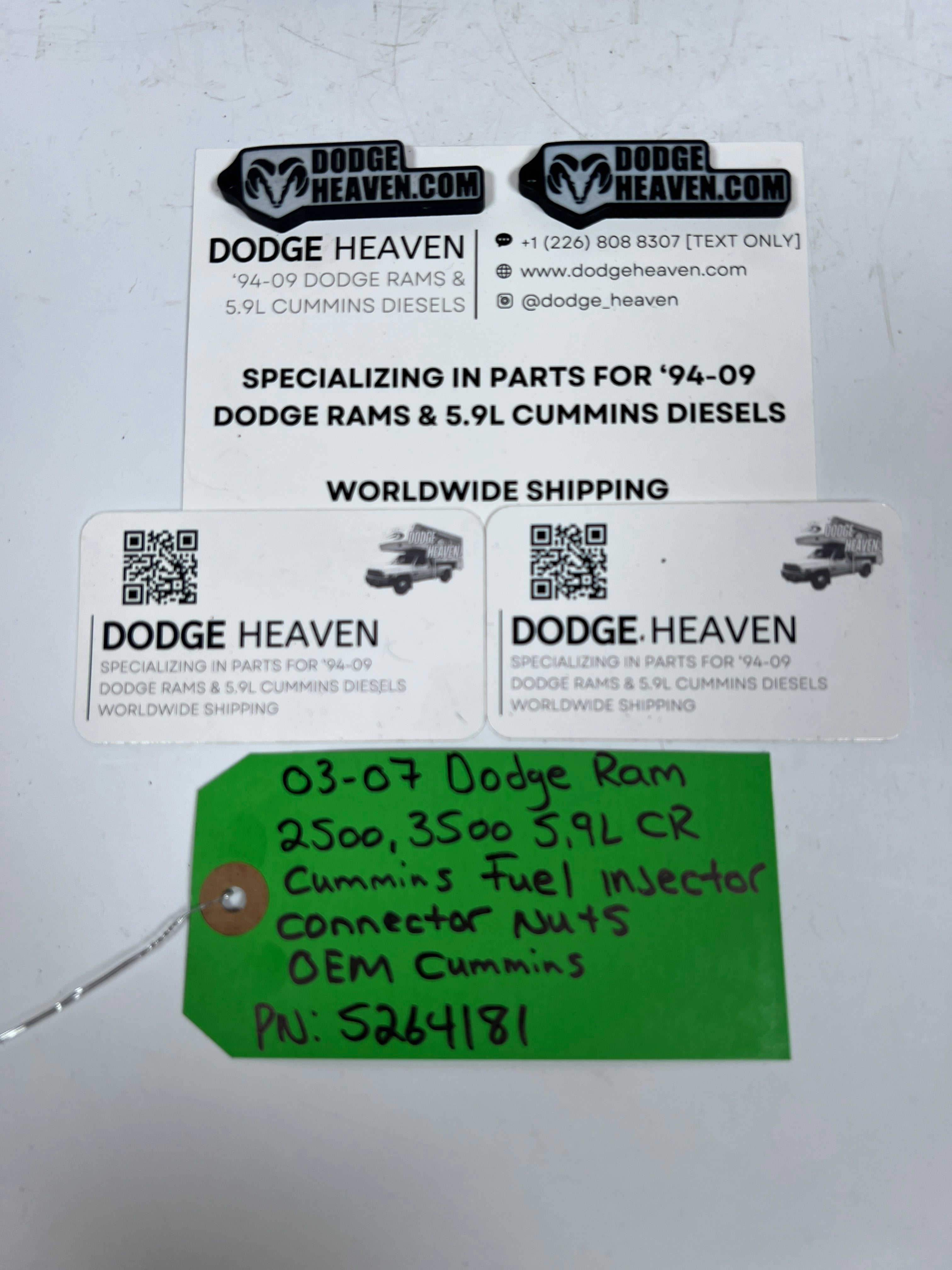 2003-2007 Dodge Ram 5.9L Cummins Fuel Injector Tube Connector Nuts