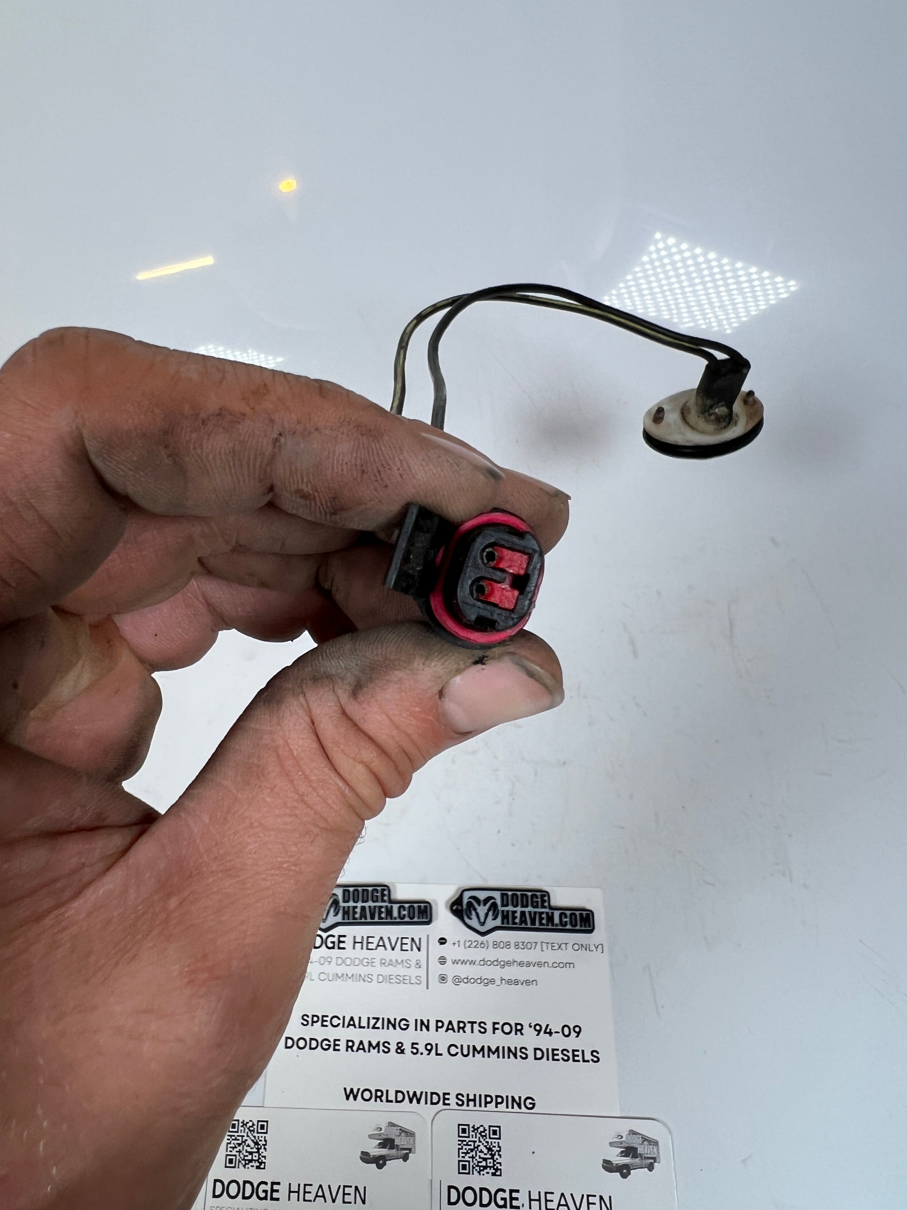 1994-2002 Dodge Ram Rear License Plate Light Socket & Harness