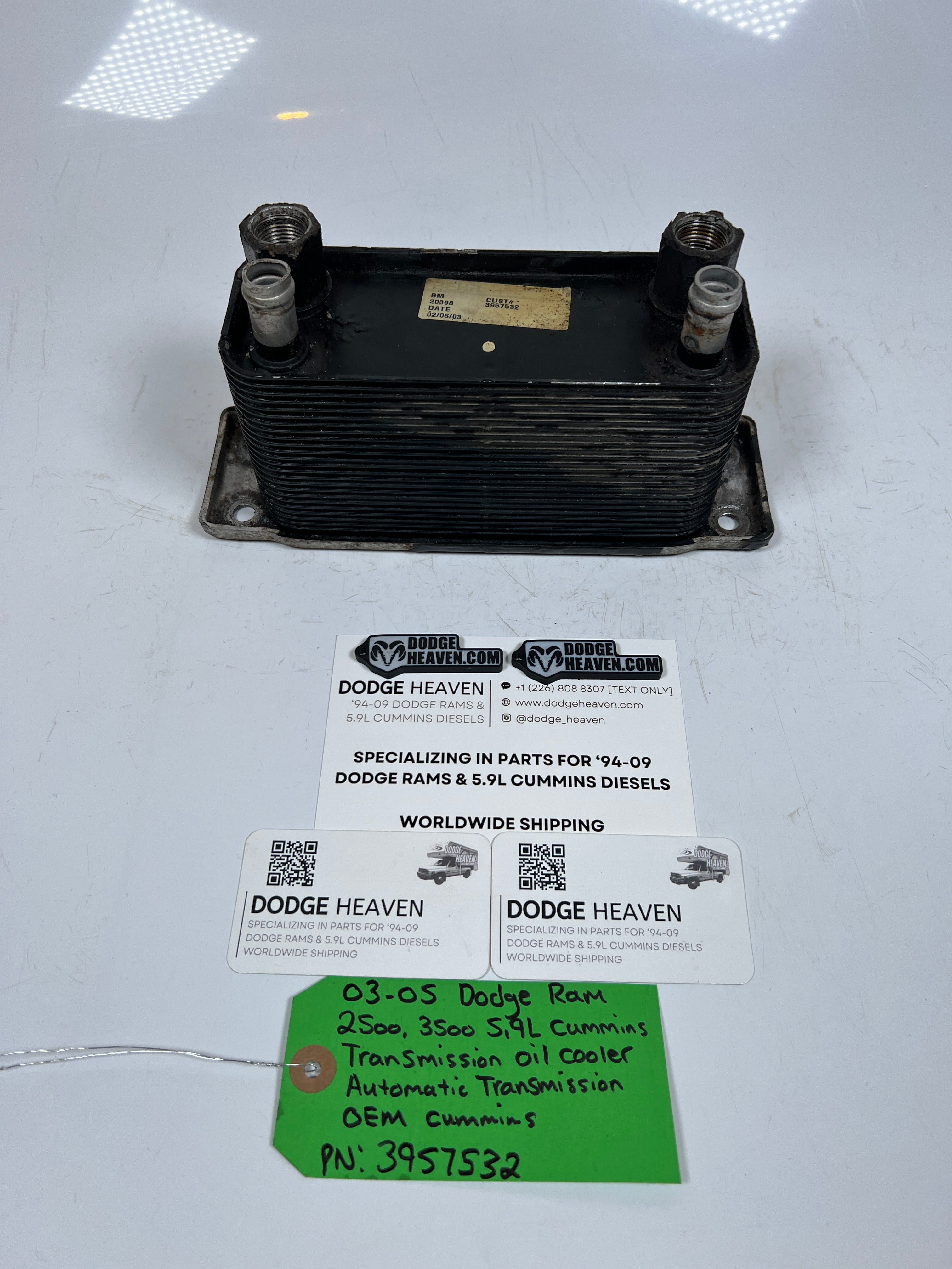 2003-2005 Dodge Ram 5.9L Cummins Automatic Transmission Oil Cooler
