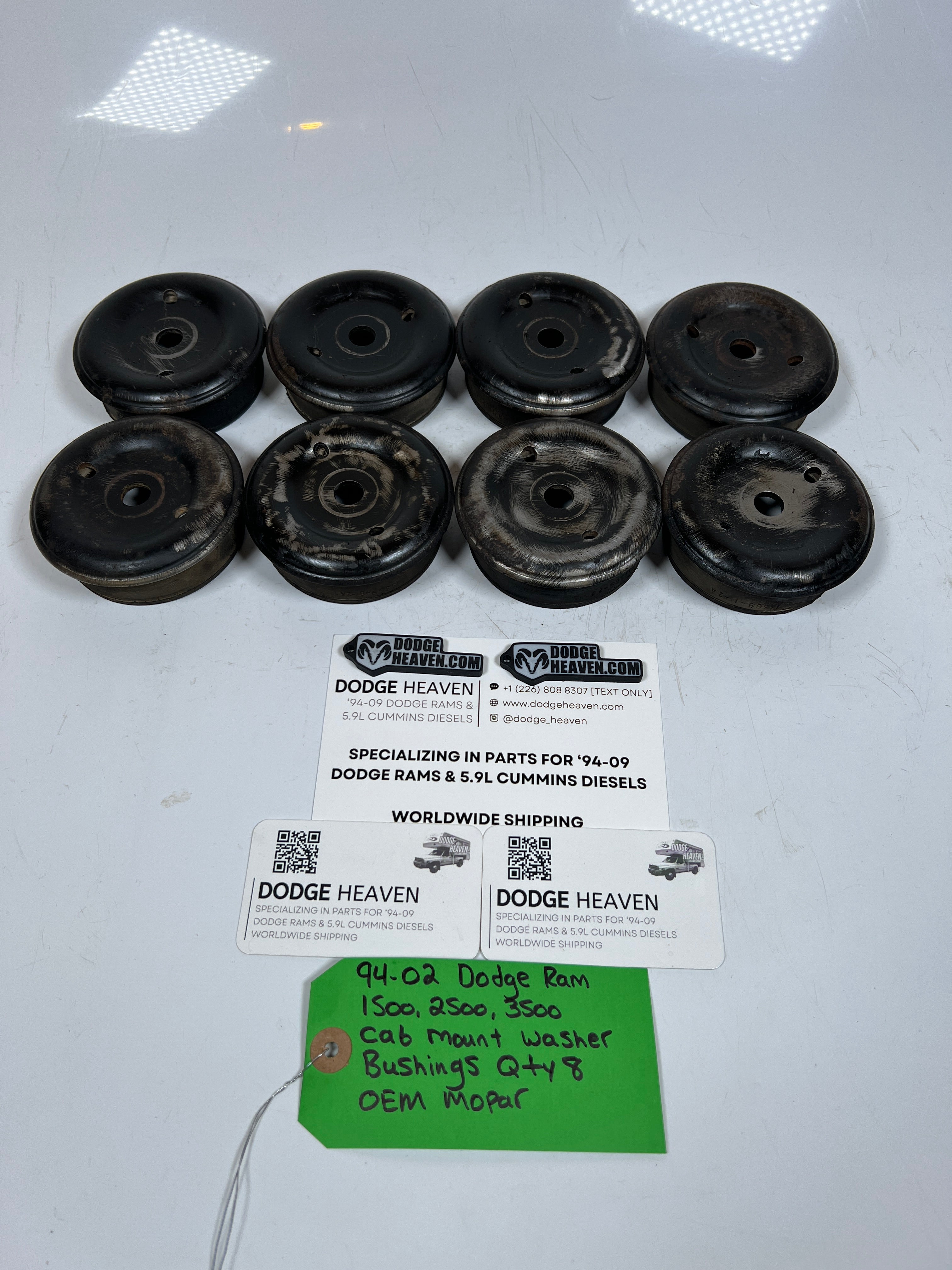 1994-2002 Dodge Ram 1500-3500 Cab Mount Washer Bushings QTY 8