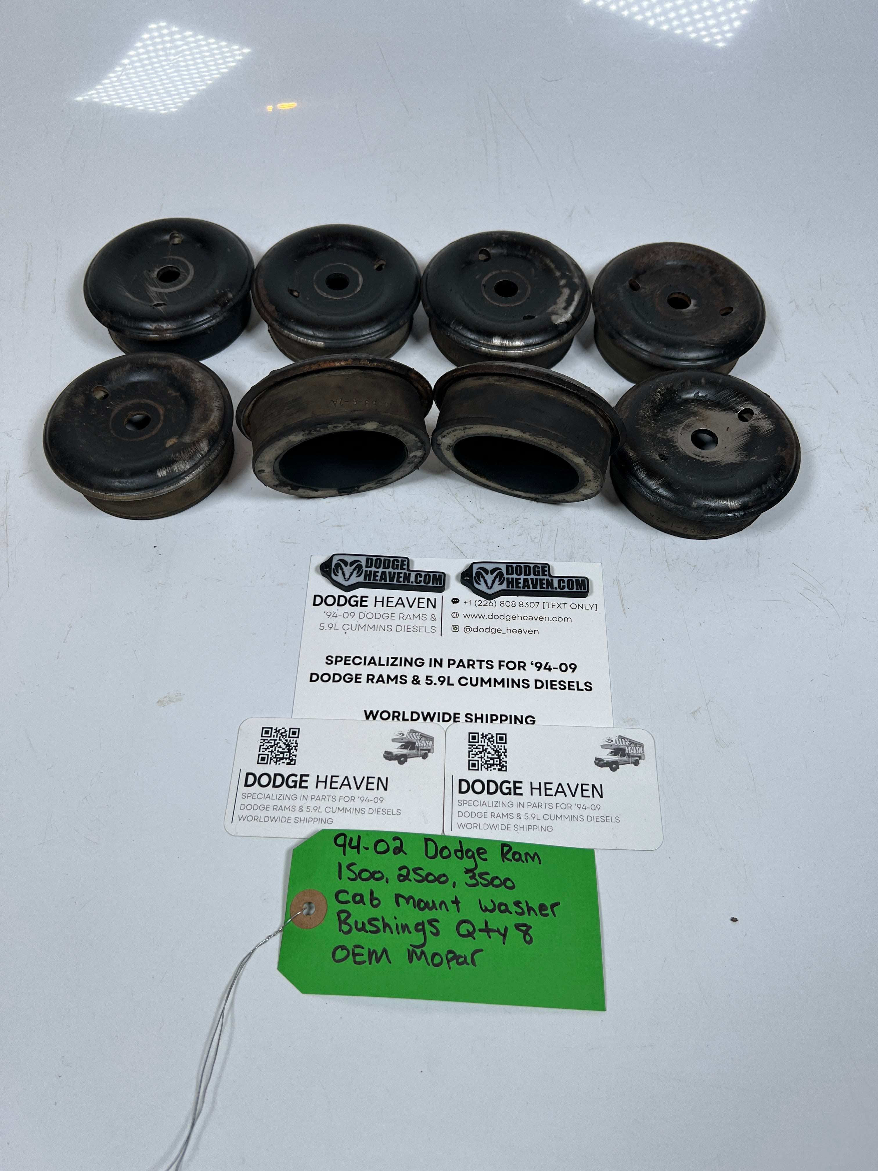 1994-2002 Dodge Ram 1500-3500 Cab Mount Washer Bushings QTY 8