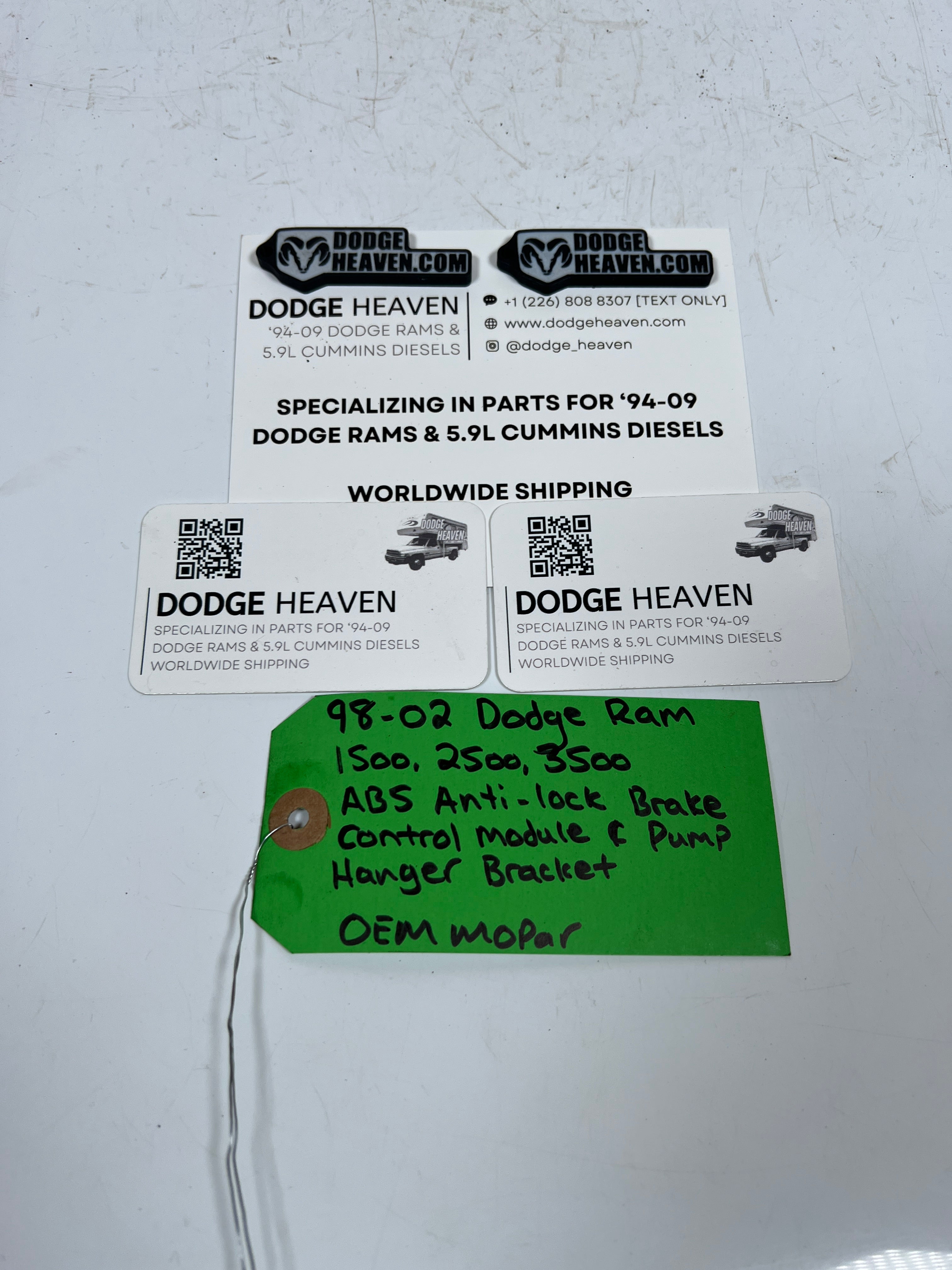 1998-2002 Dodge Ram ABS Anti-Lock Brake Control Module & Pump Bracket