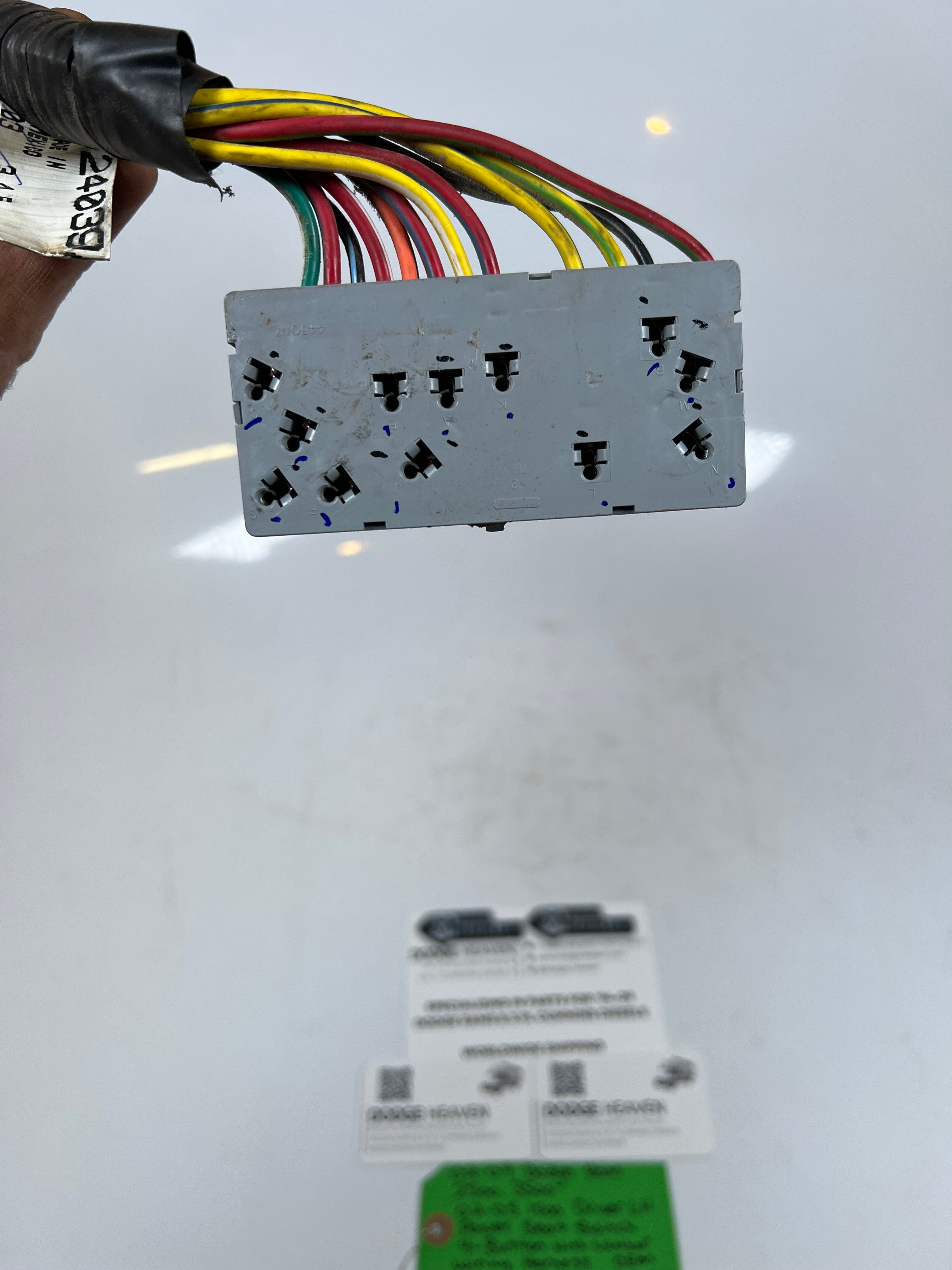 2002-2009 Dodge Ram Driver Power Seat Switch 4-Button Wire Harness
