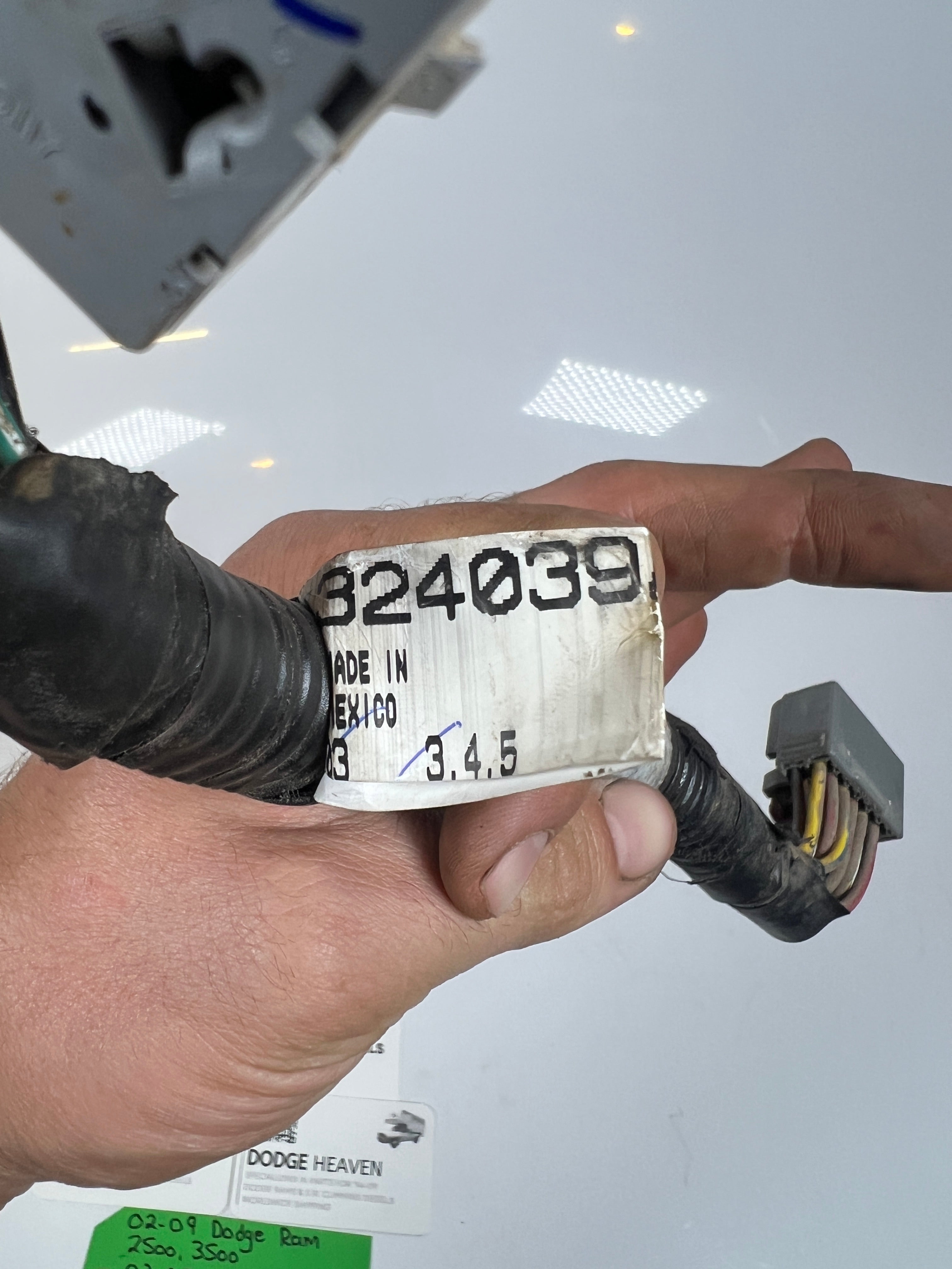 2002-2009 Dodge Ram Driver Power Seat Switch 4-Button Wire Harness