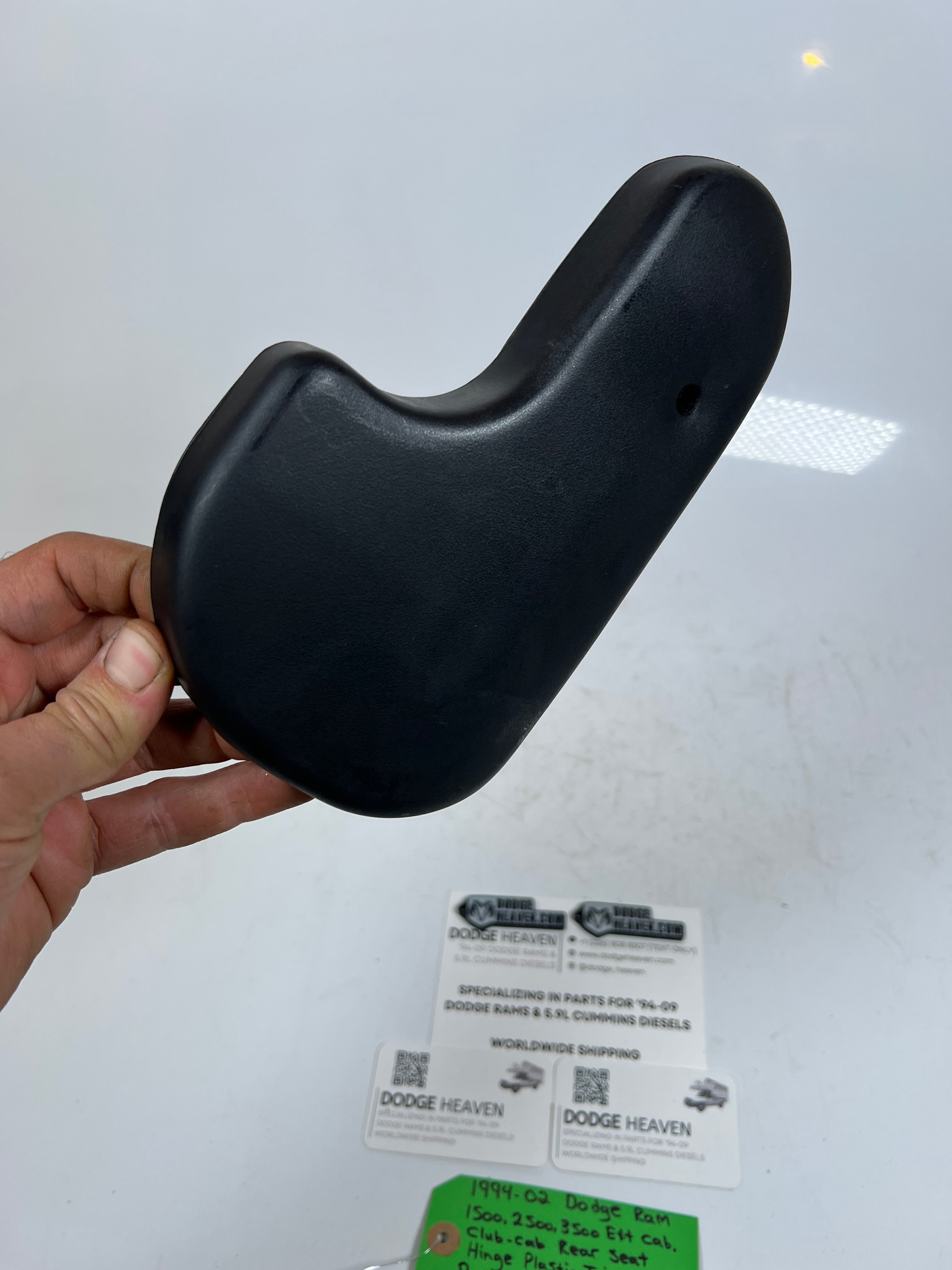 1994-2002 Dodge Ram Ext / Club Cab Rear Seat Hinge Trim Cover Passenger RH