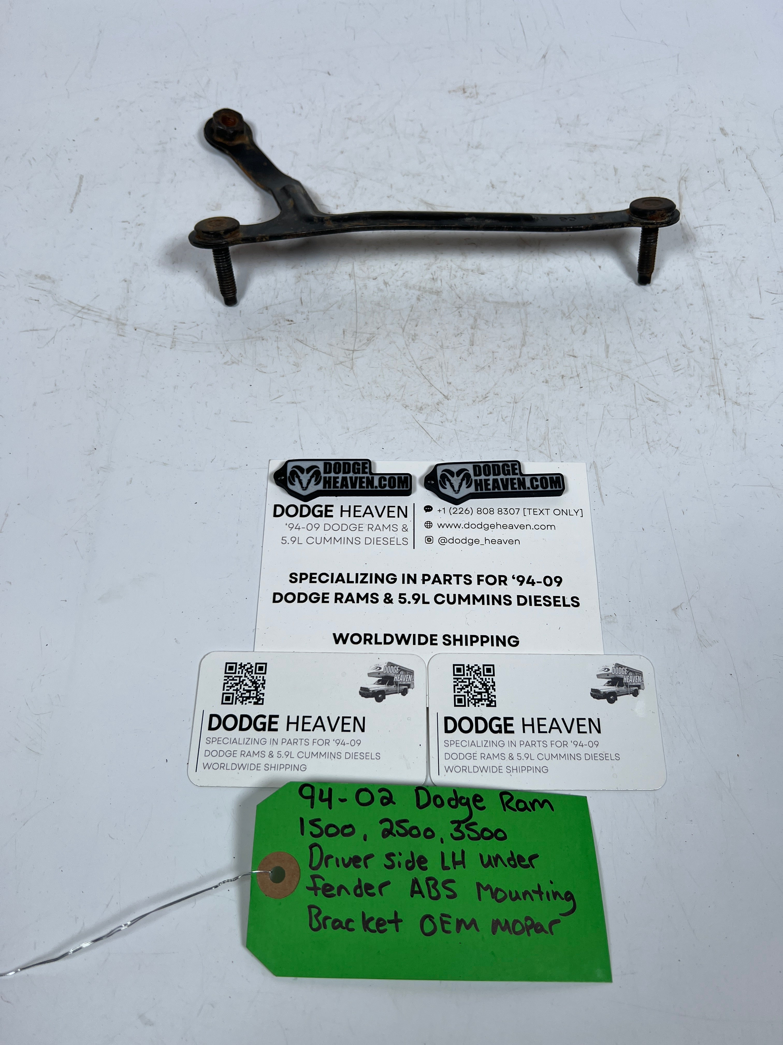 1994-2002 Dodge Ram Driver Side Under Fender ABS Mounting Bracket