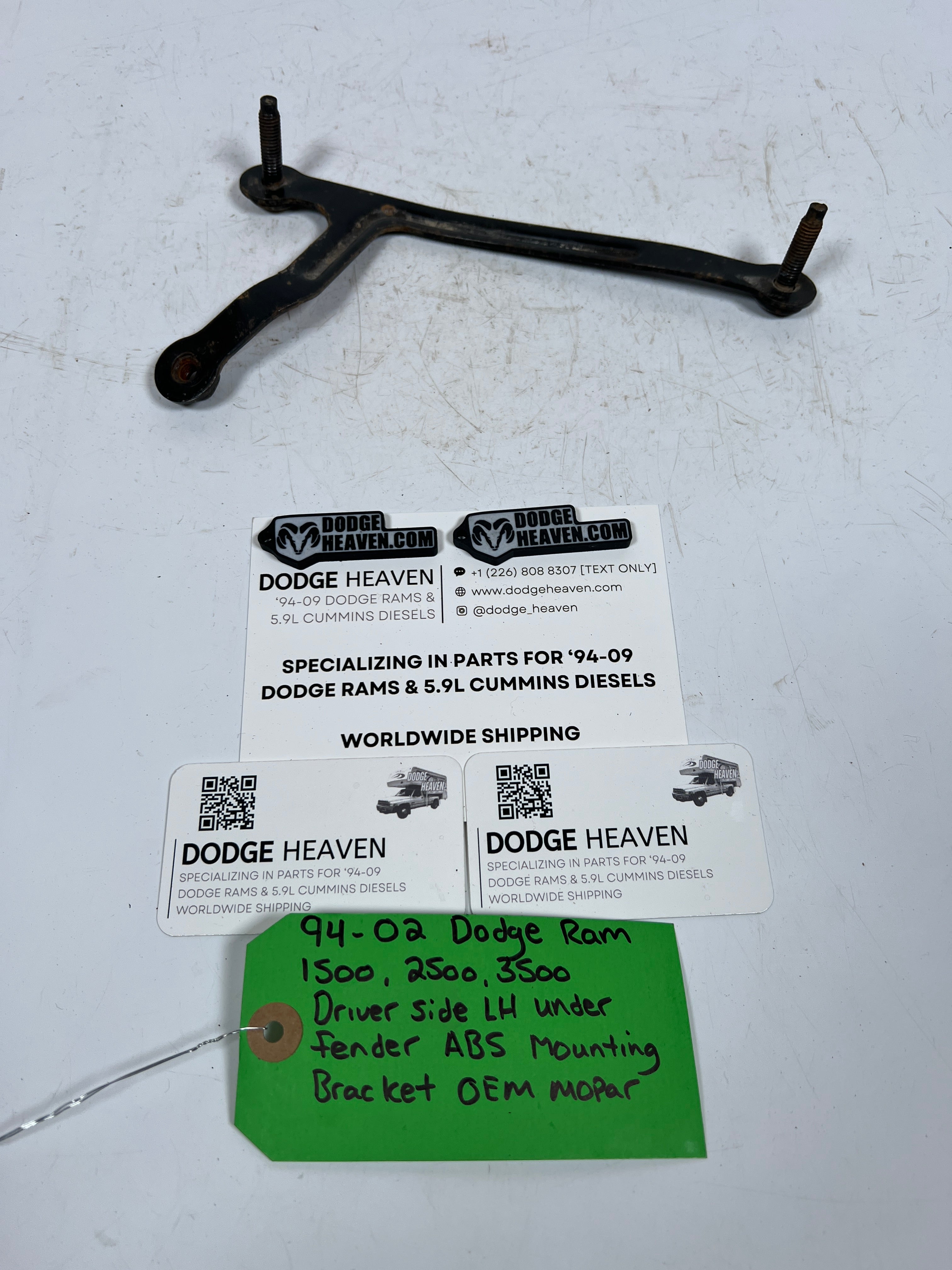 1994-2002 Dodge Ram Driver Side Under Fender ABS Mounting Bracket