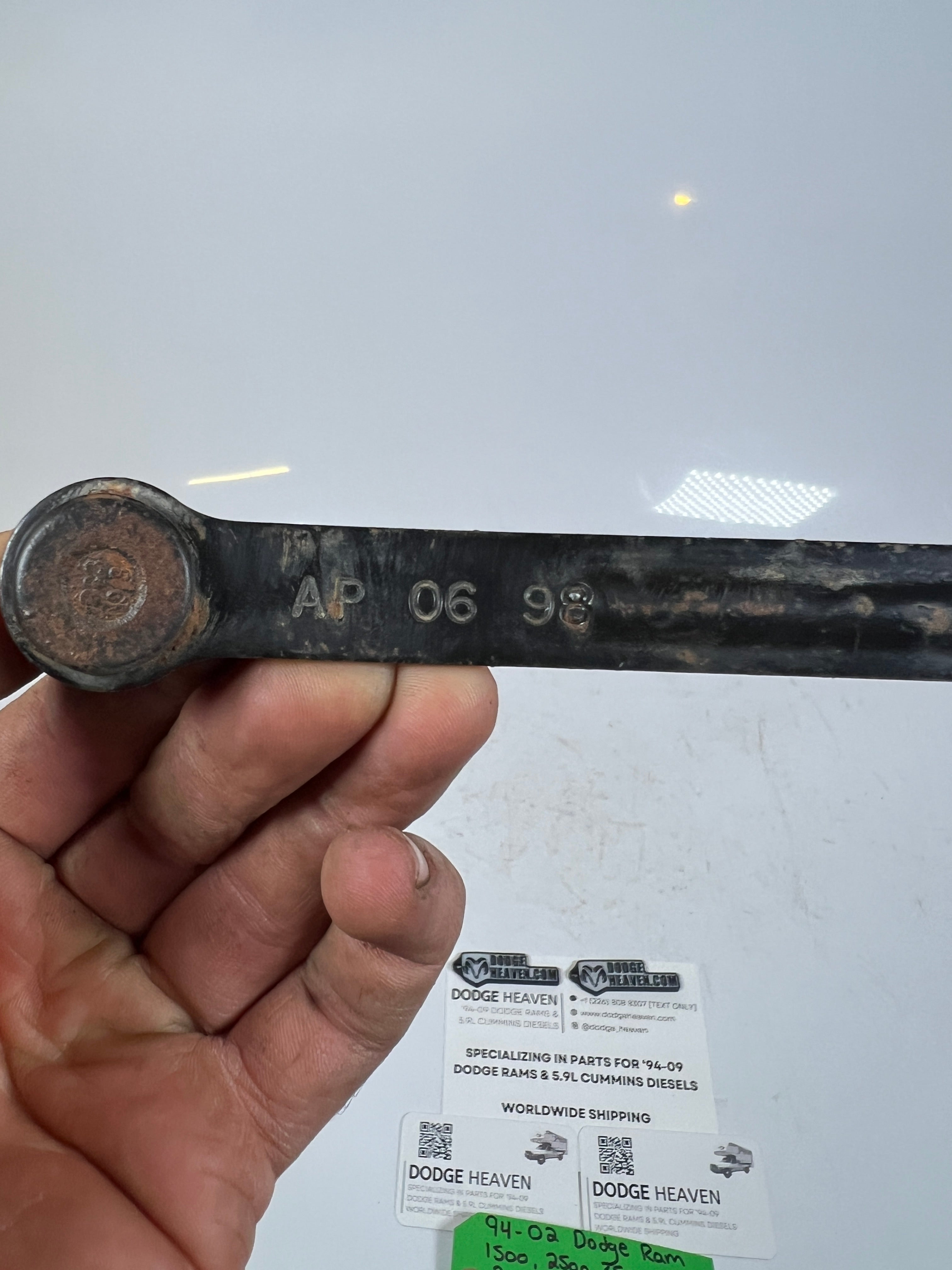 1994-2002 Dodge Ram Driver Side Under Fender ABS Mounting Bracket