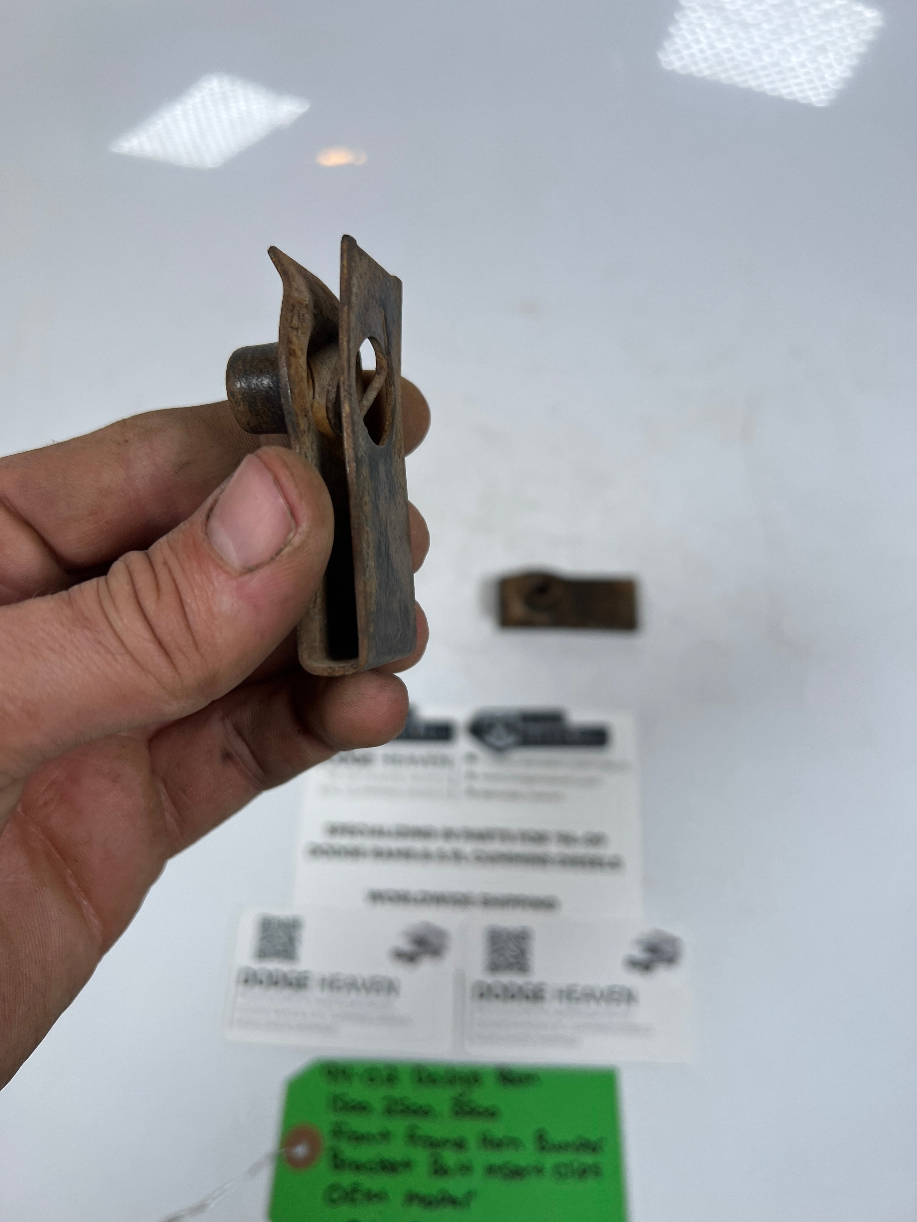1994-2002 Dodge Ram 1500-3500 Front Frame Horn Bumper Bracket Insert Clips