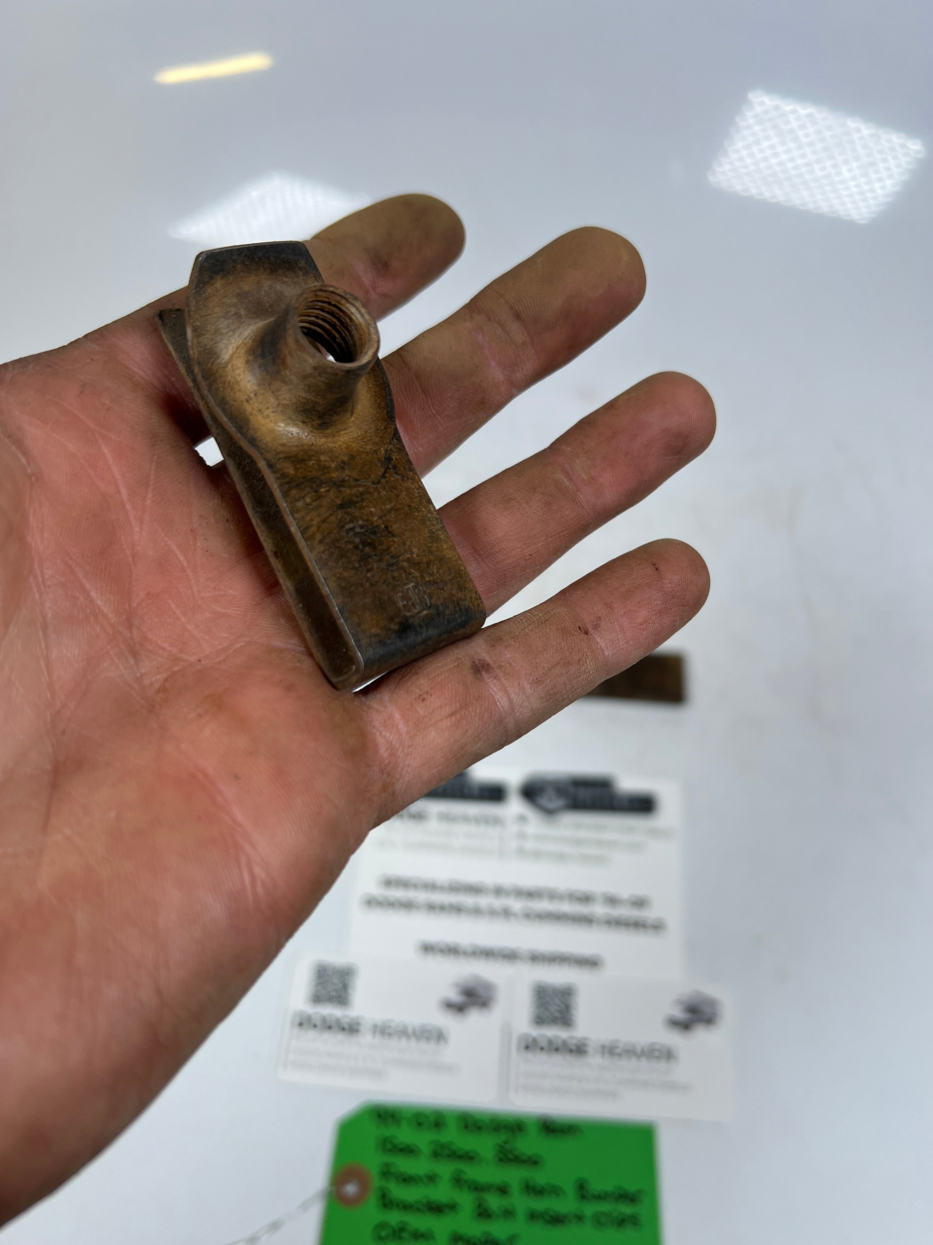1994-2002 Dodge Ram 1500-3500 Front Frame Horn Bumper Bracket Insert Clips