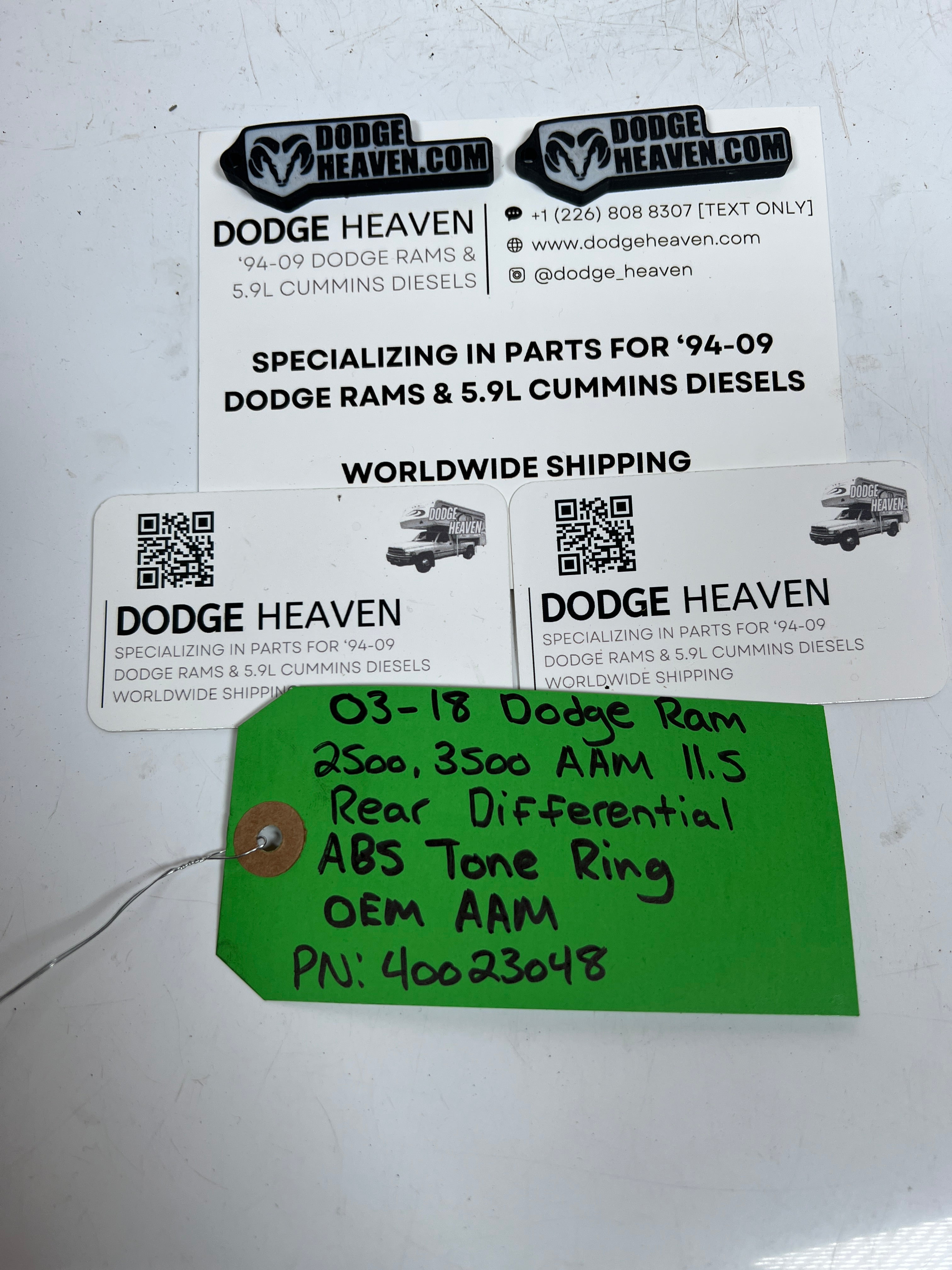 2003-2018 Dodge Ram 2500 3500 AAM 11.5 Rear Differential ABS Tone Ring