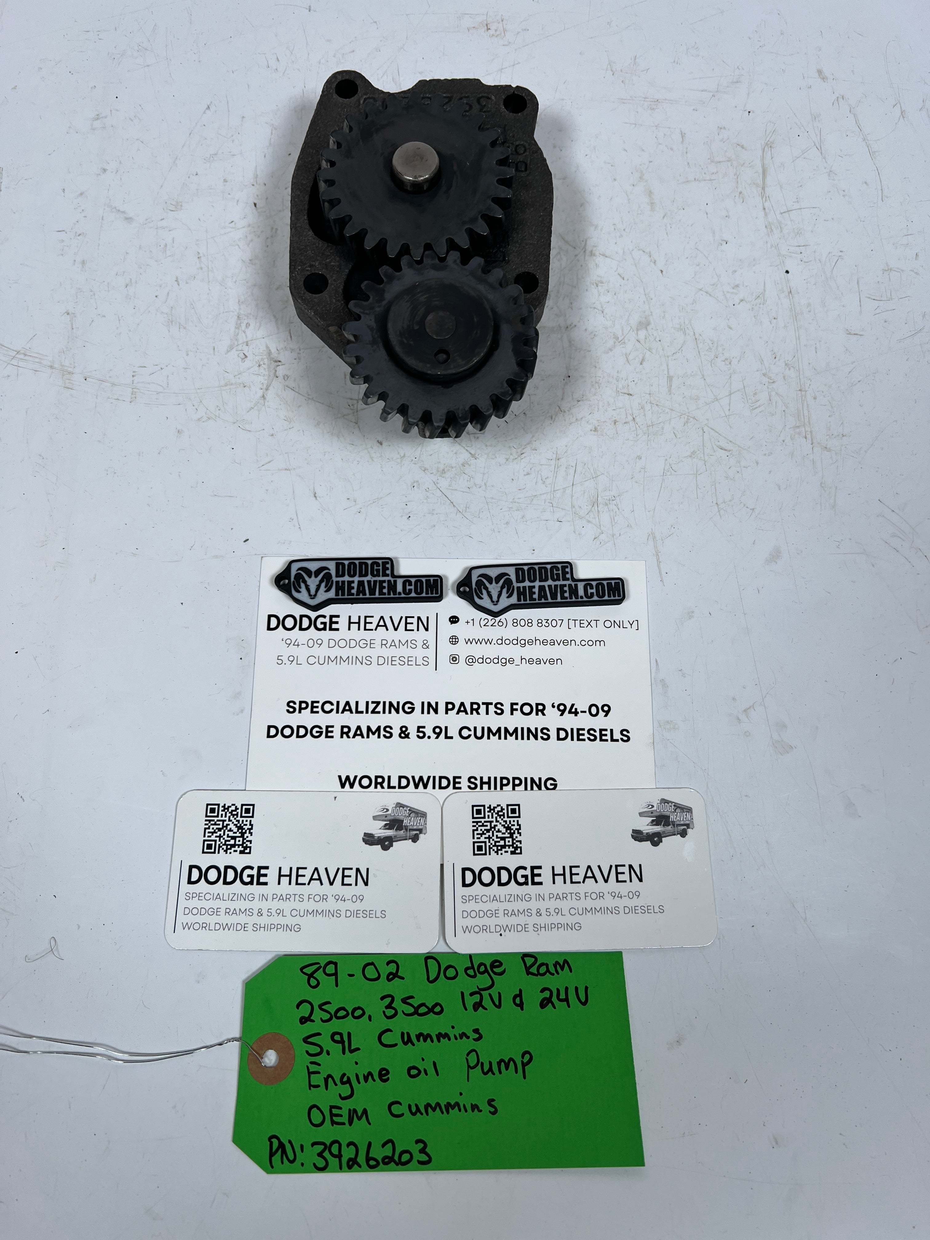 1989-2002 Dodge Ram 12V & 24V 5.9L Cummins Engine Oil Pump