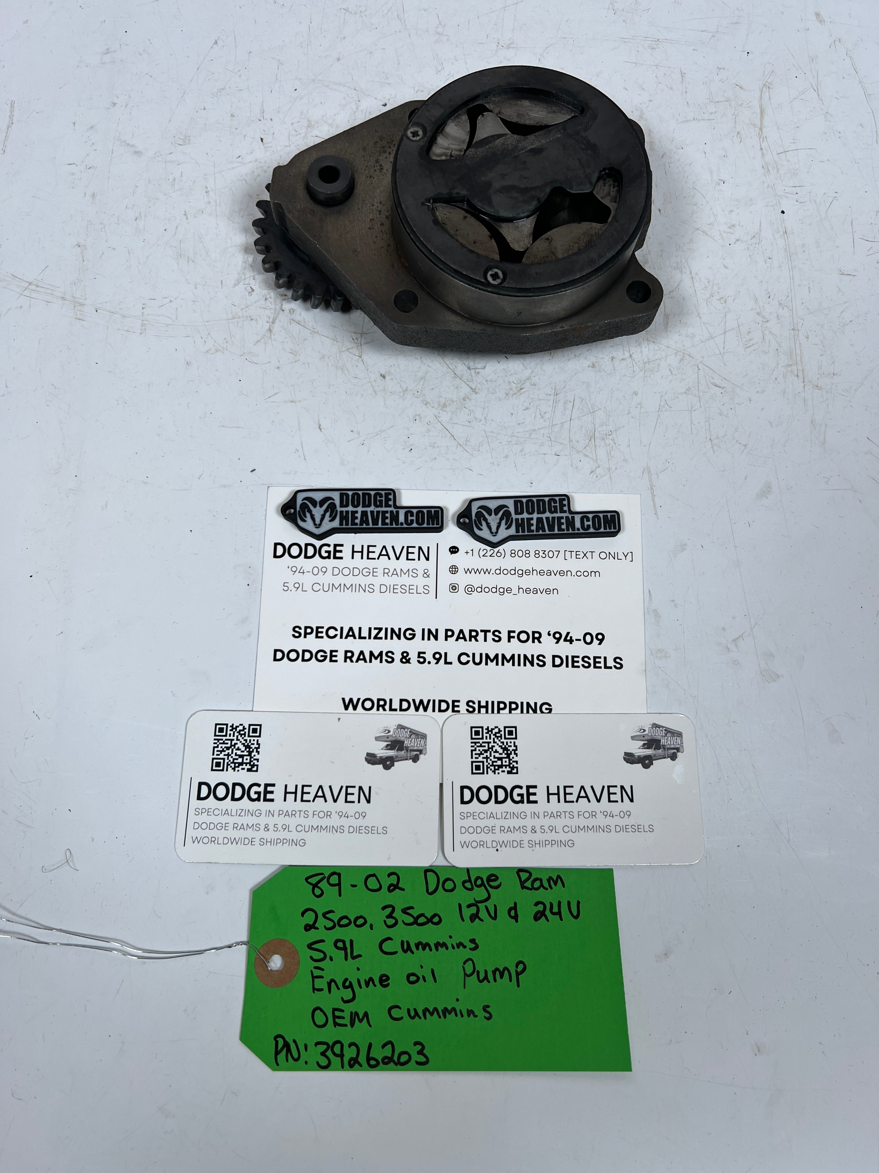 1989-2002 Dodge Ram 12V & 24V 5.9L Cummins Engine Oil Pump