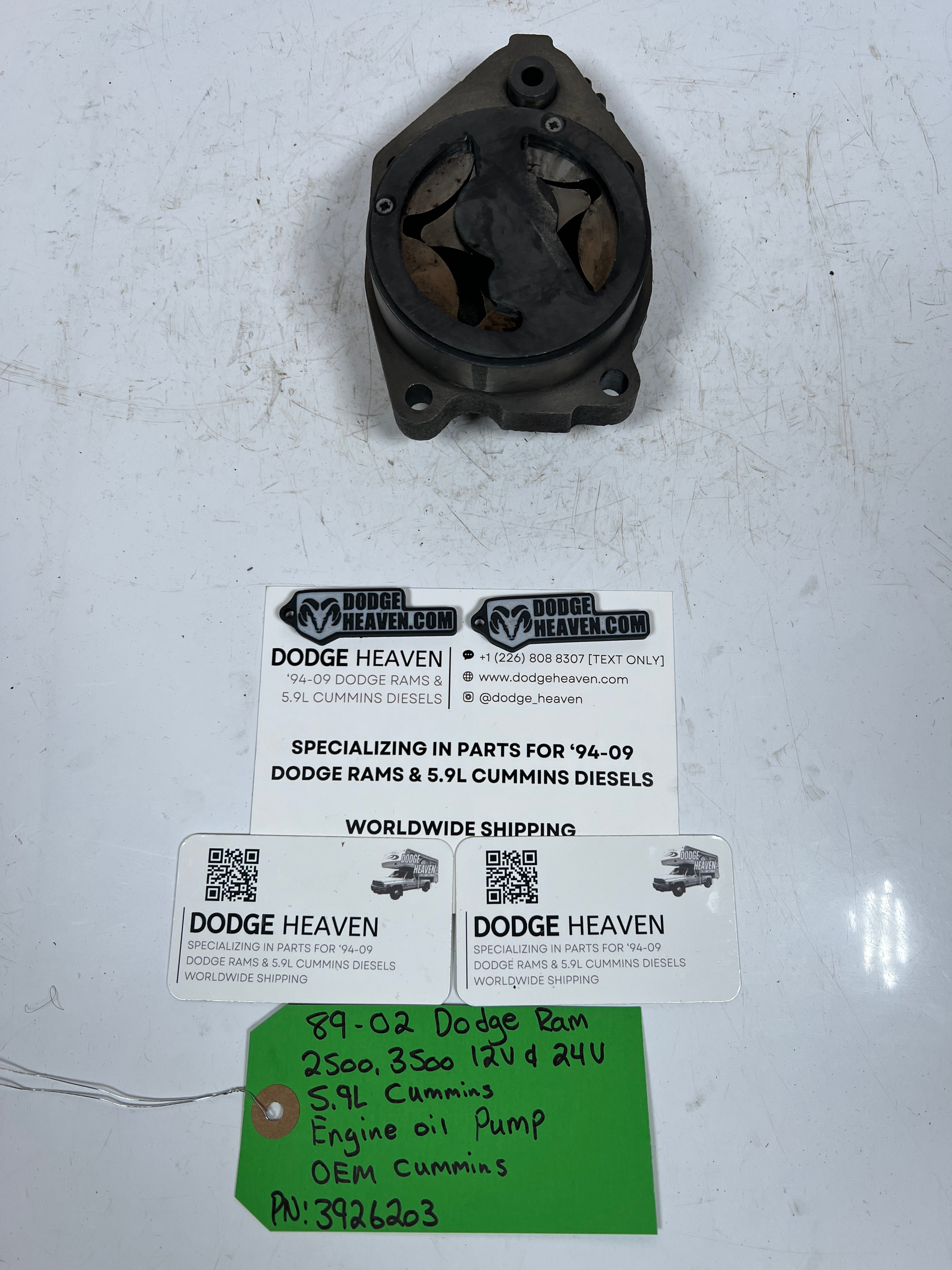 1989-2002 Dodge Ram 12V & 24V 5.9L Cummins Engine Oil Pump