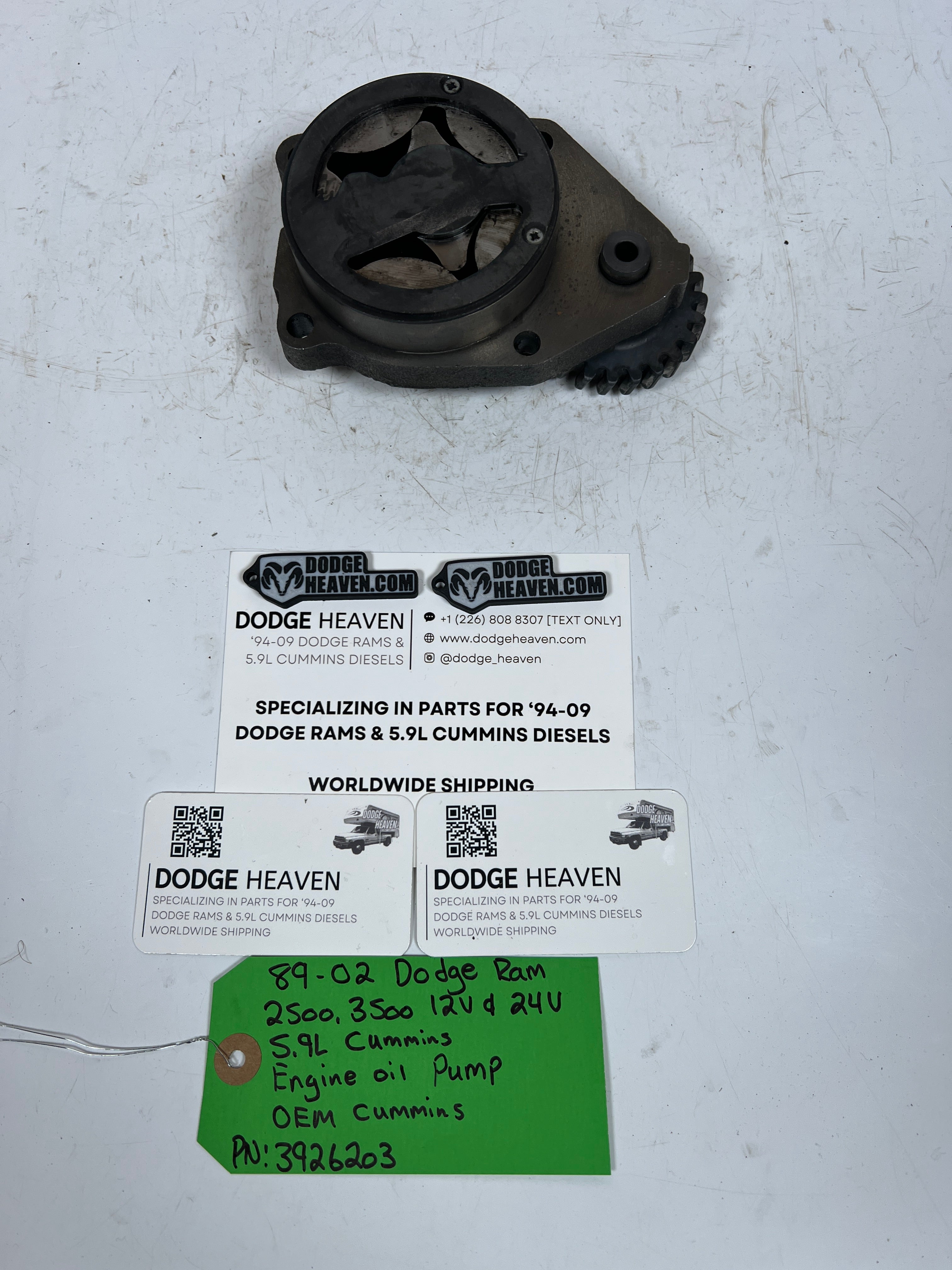 1989-2002 Dodge Ram 12V & 24V 5.9L Cummins Engine Oil Pump