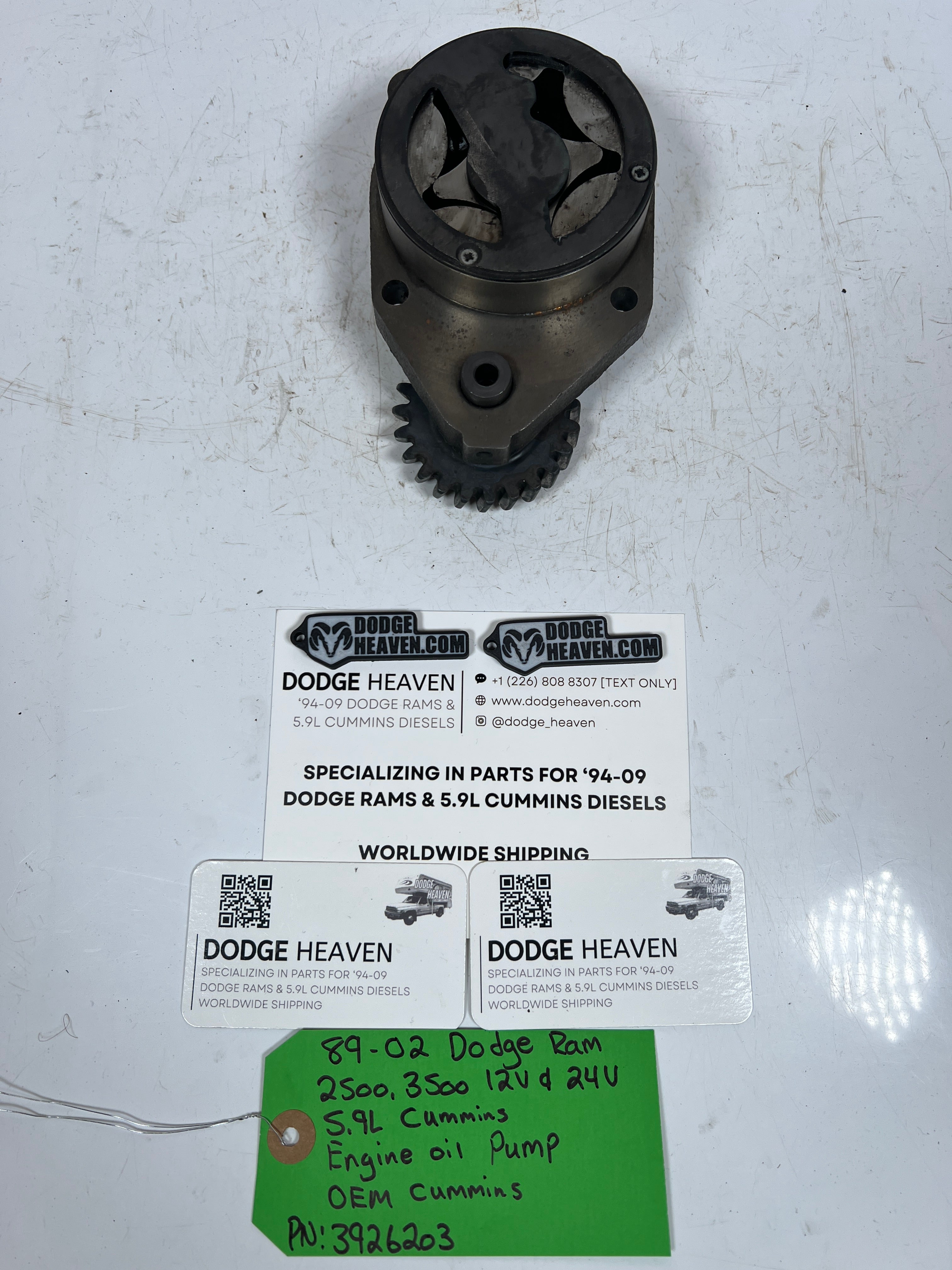 1989-2002 Dodge Ram 12V & 24V 5.9L Cummins Engine Oil Pump