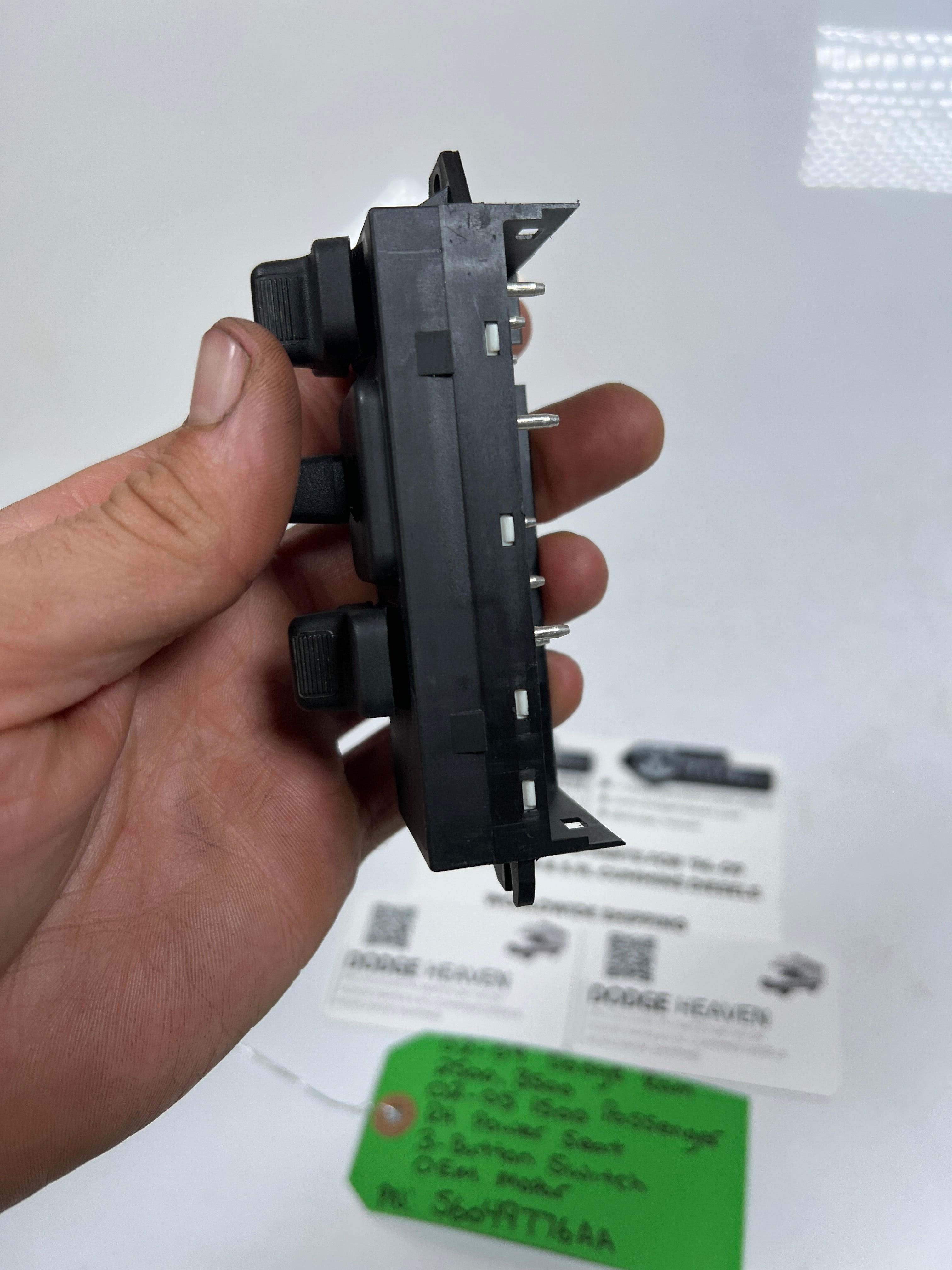 2002-2009 Dodge Ram Passenger Front Seat 3-Button Power Seat Switch