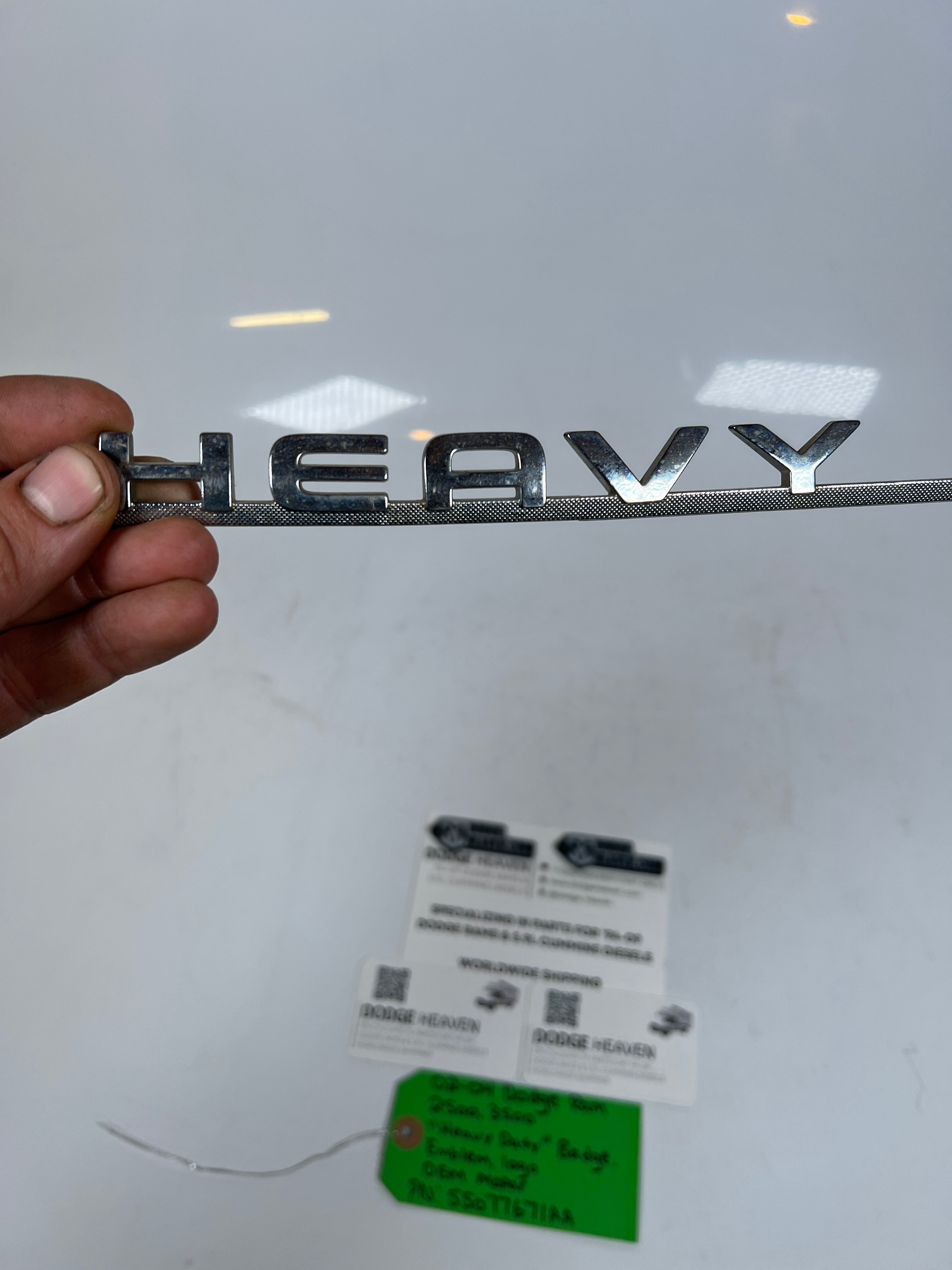 2002-2004 Dodge Ram 2500 3500 "Heavy Duty" Badge Emblem Logo