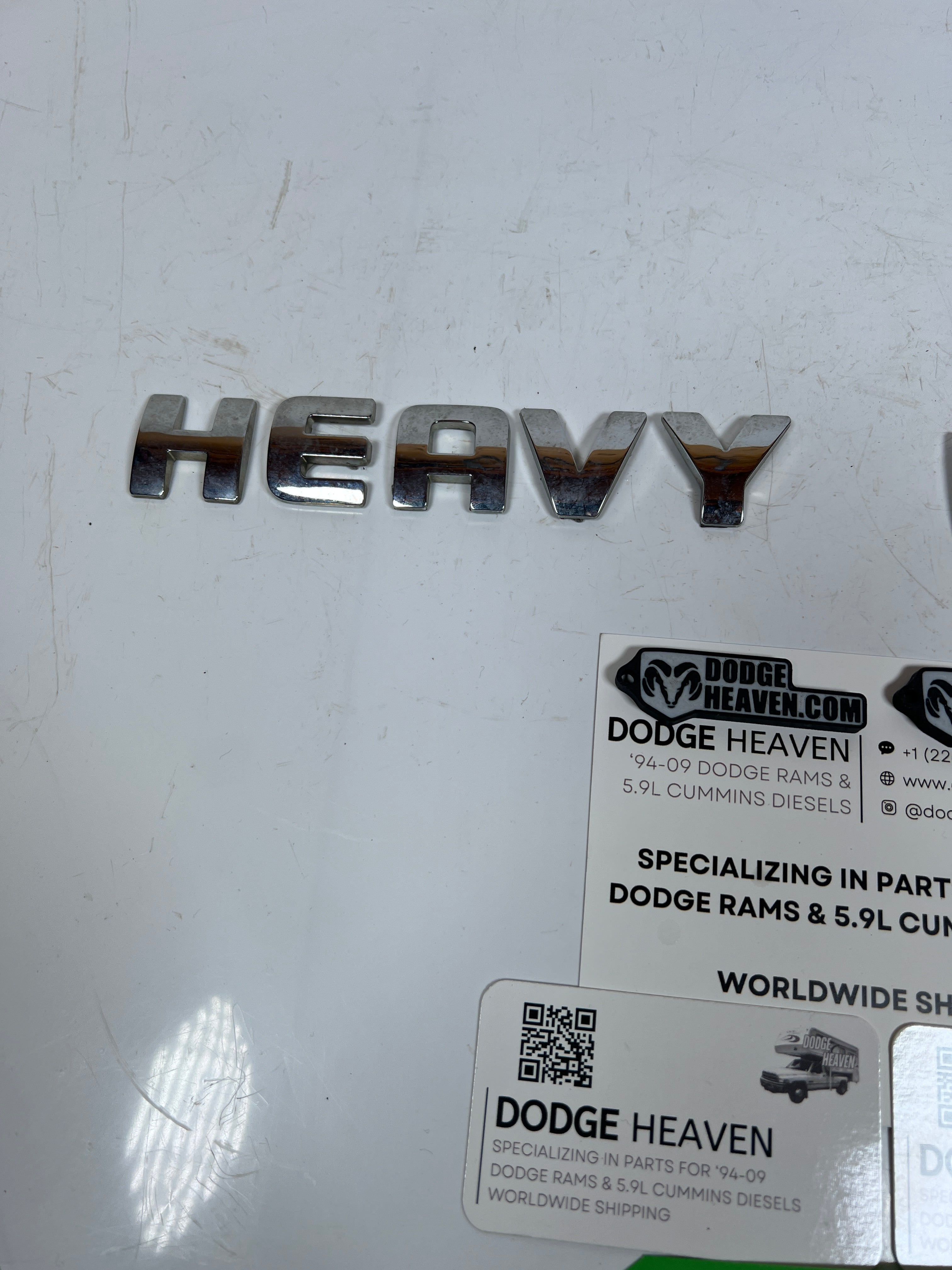 2005-2009 Dodge Ram 2500 3500 "Heavy Duty"badge Emblem Logo Tailgate