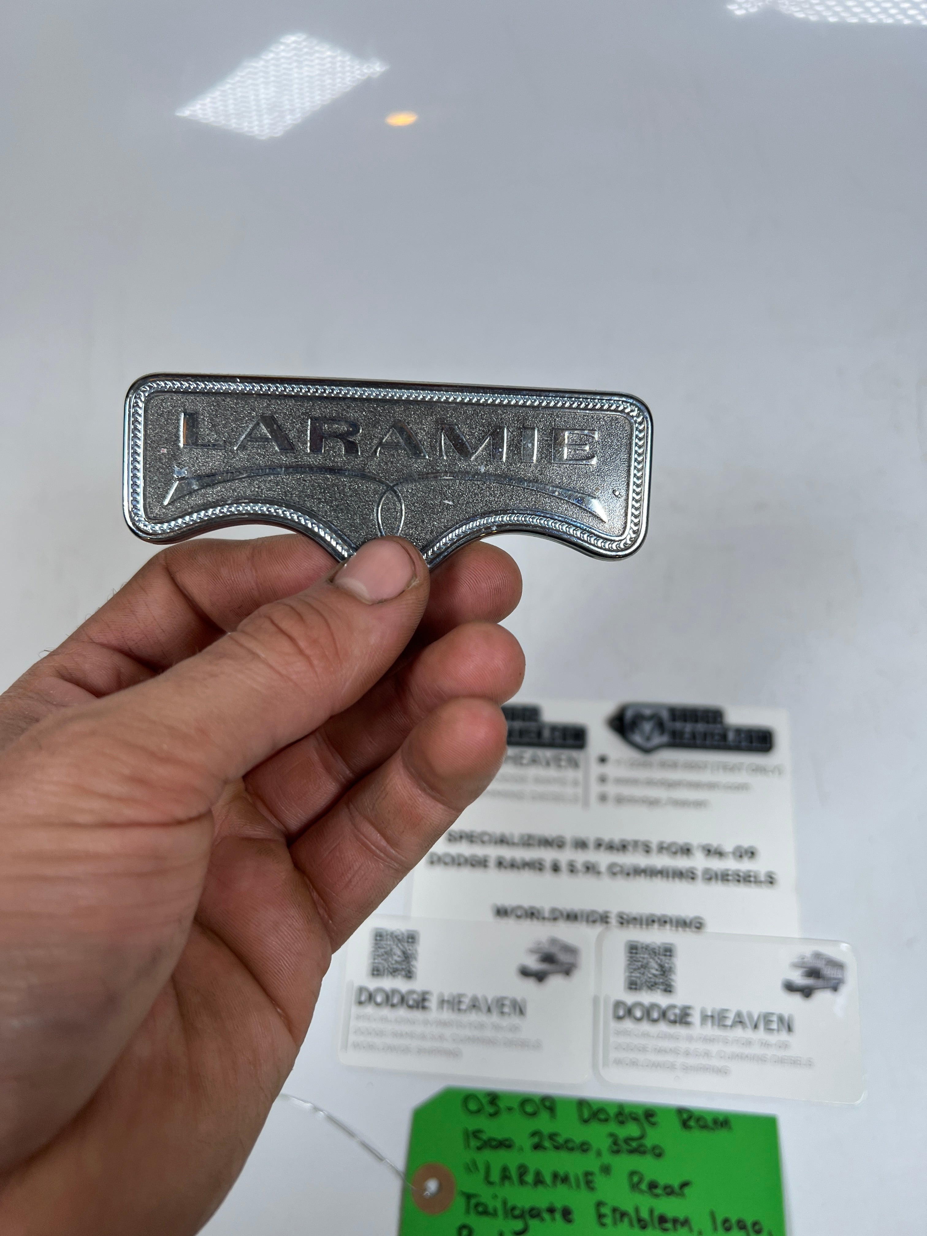 2003-2009 Dodge Ram "LARAMIE"Rear Tailgate Emblem badge Logo