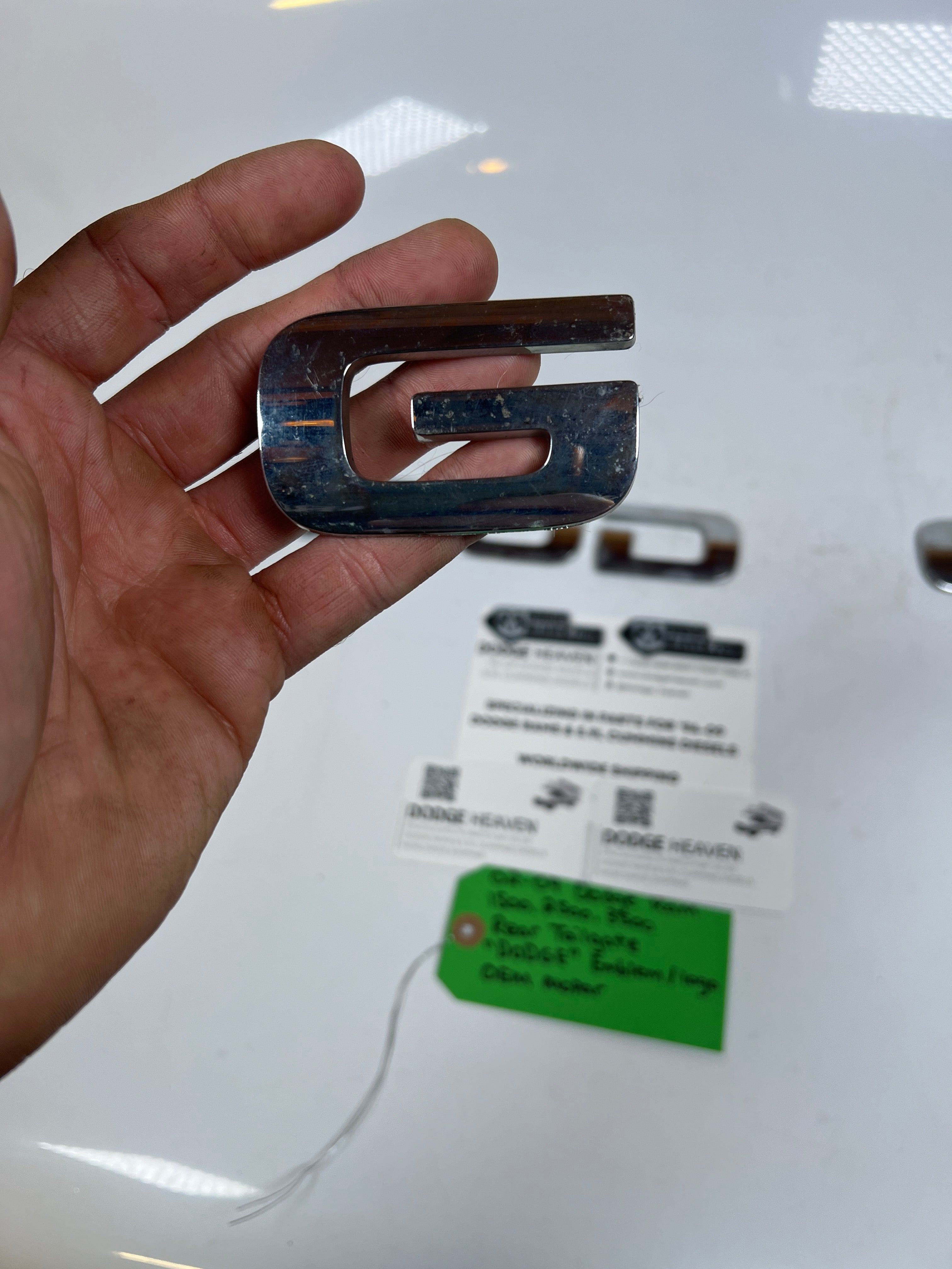 2002-2009 Dodge Ram "DODGE"Side Door Emblem Logo Badge RH or LH