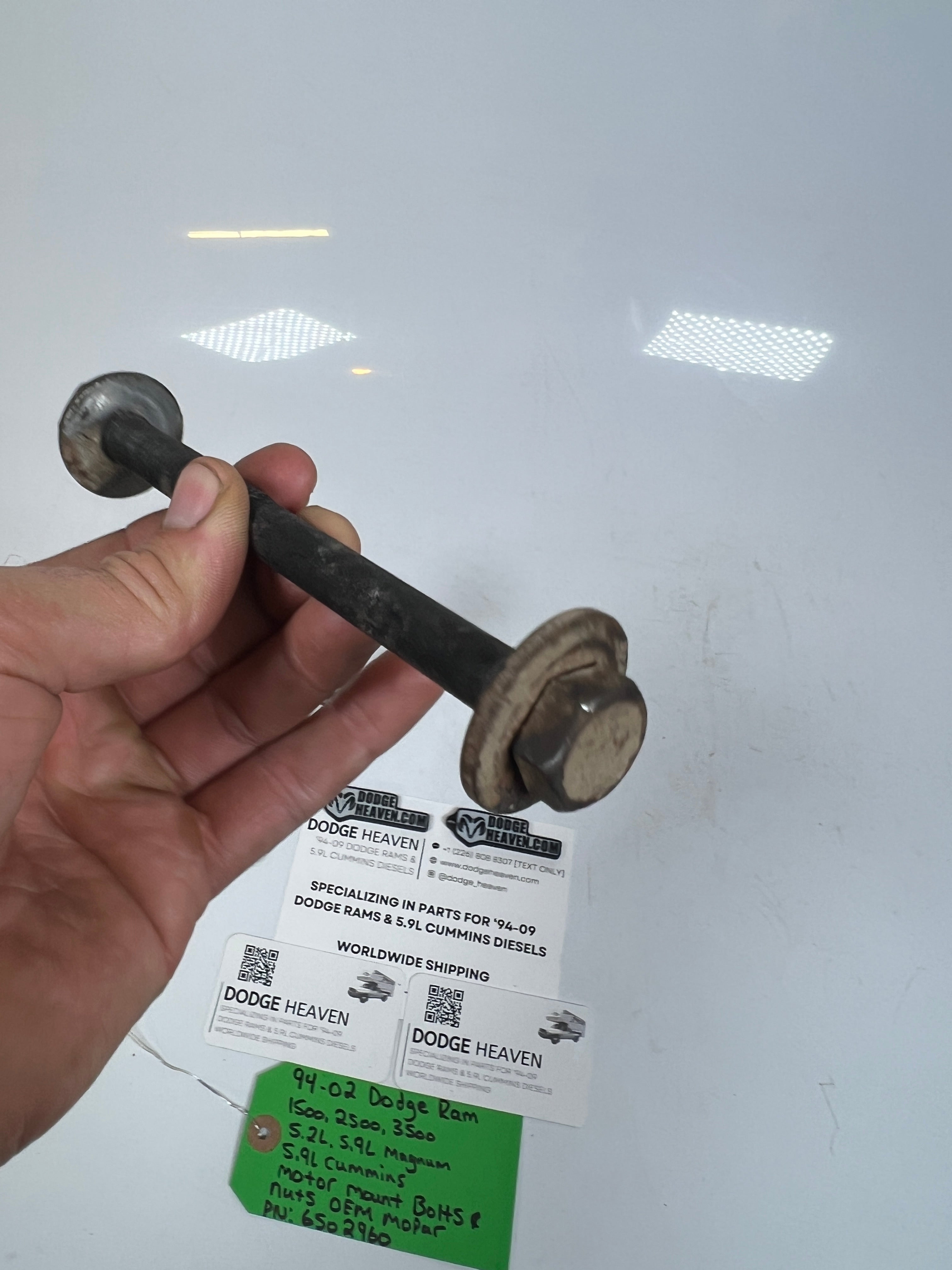 1994-2002 Dodge Ram 1500-3500 Gas & Diesel Motor Mount Bolts & Nuts