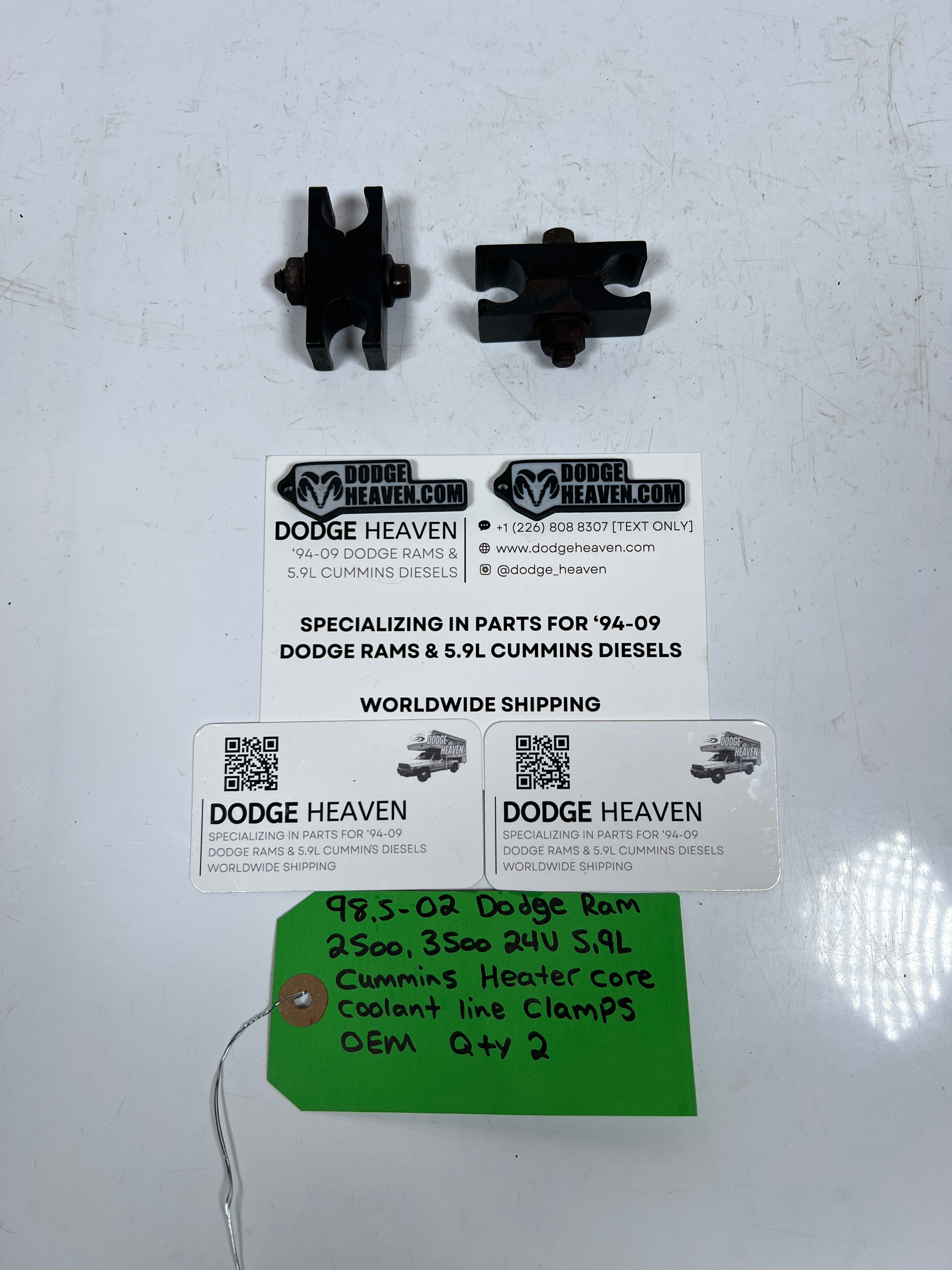 1998.5-2002 Dodge Ram 24 Valve 5.9L Cummins Heater Core Coolant Line Clamps