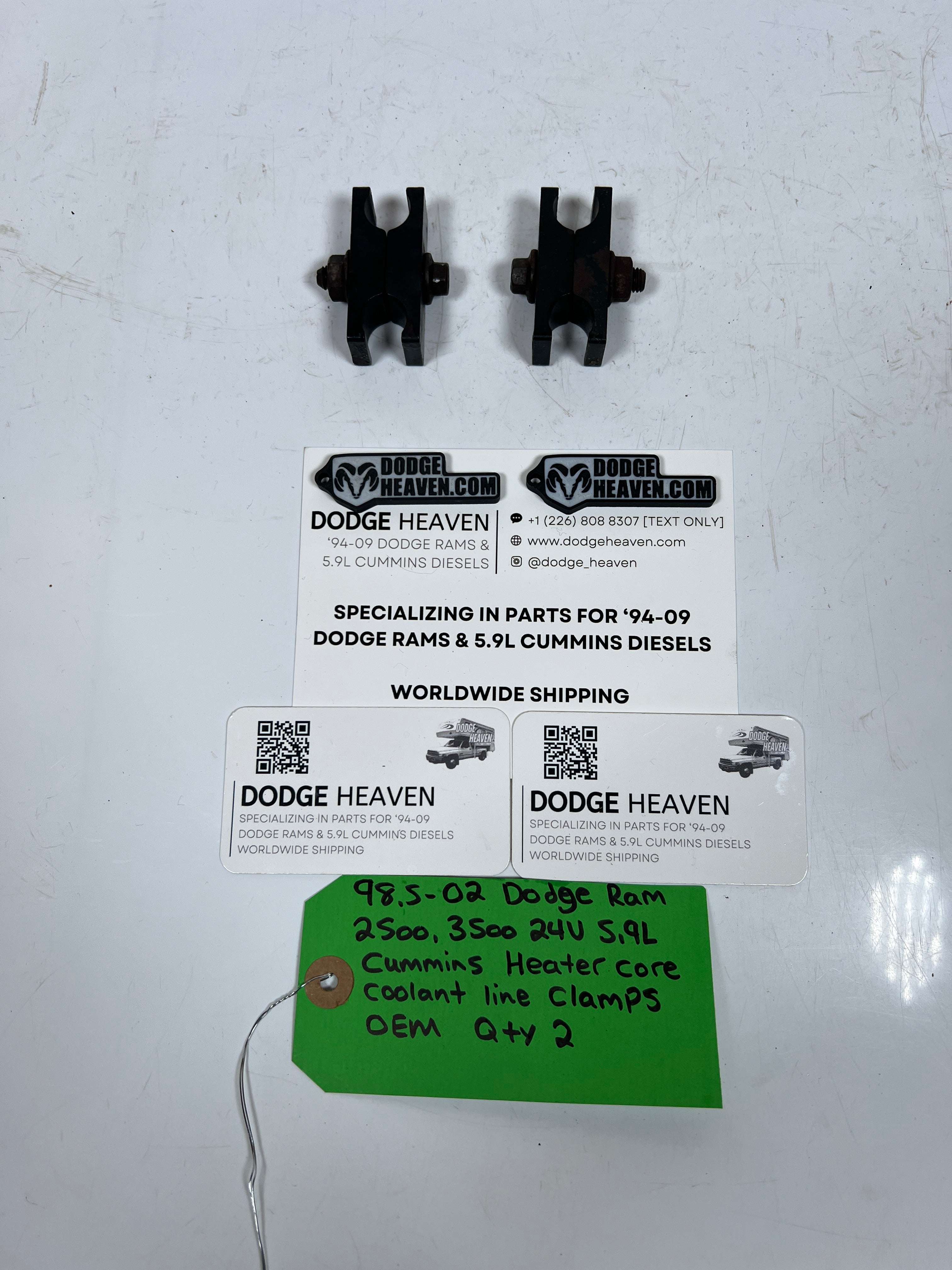 1998.5-2002 Dodge Ram 24 Valve 5.9L Cummins Heater Core Coolant Line Clamps