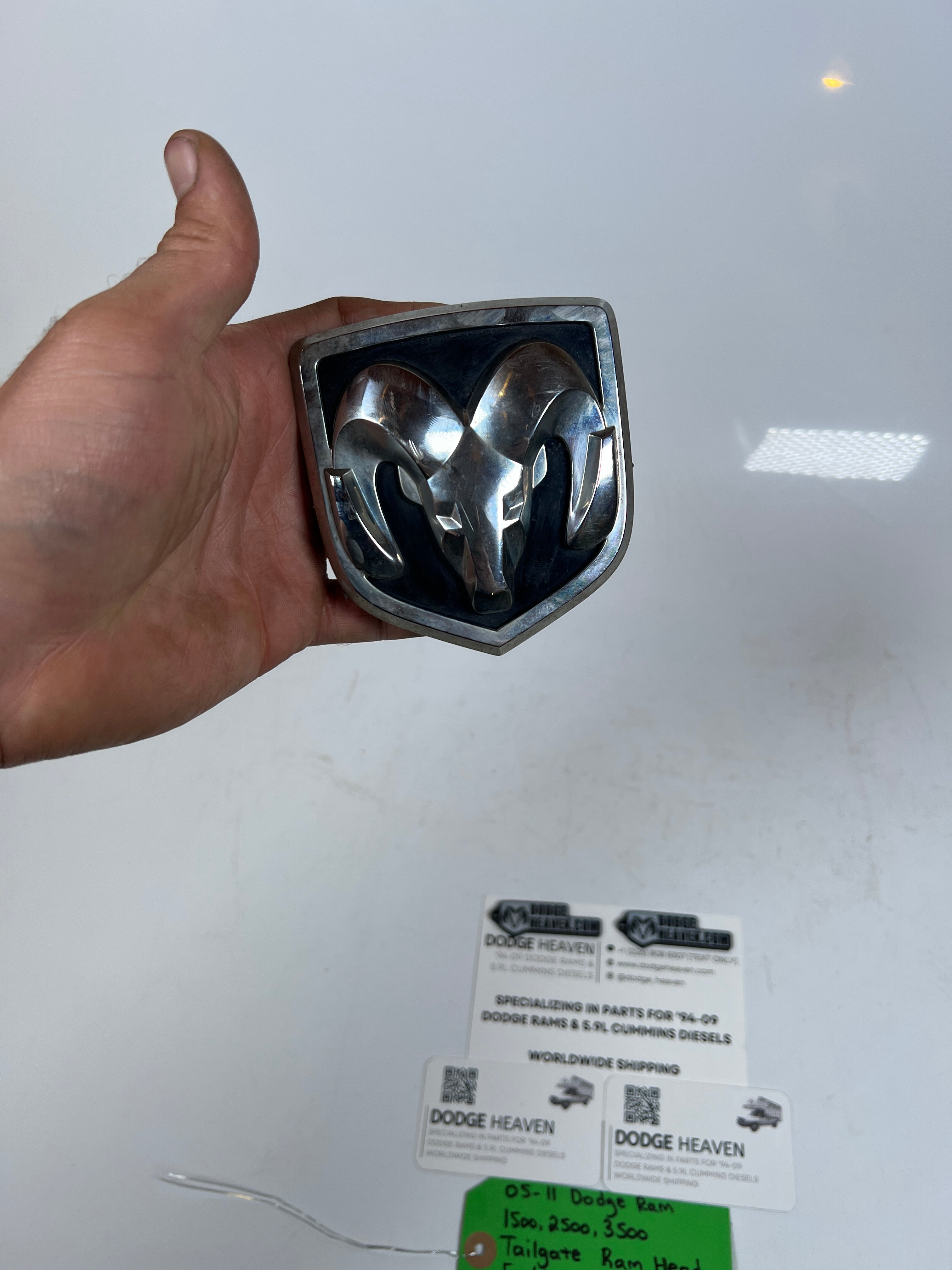 2005-2011 Dodge Ram Tailgate RAM HEAD Emblem Medallion Badge