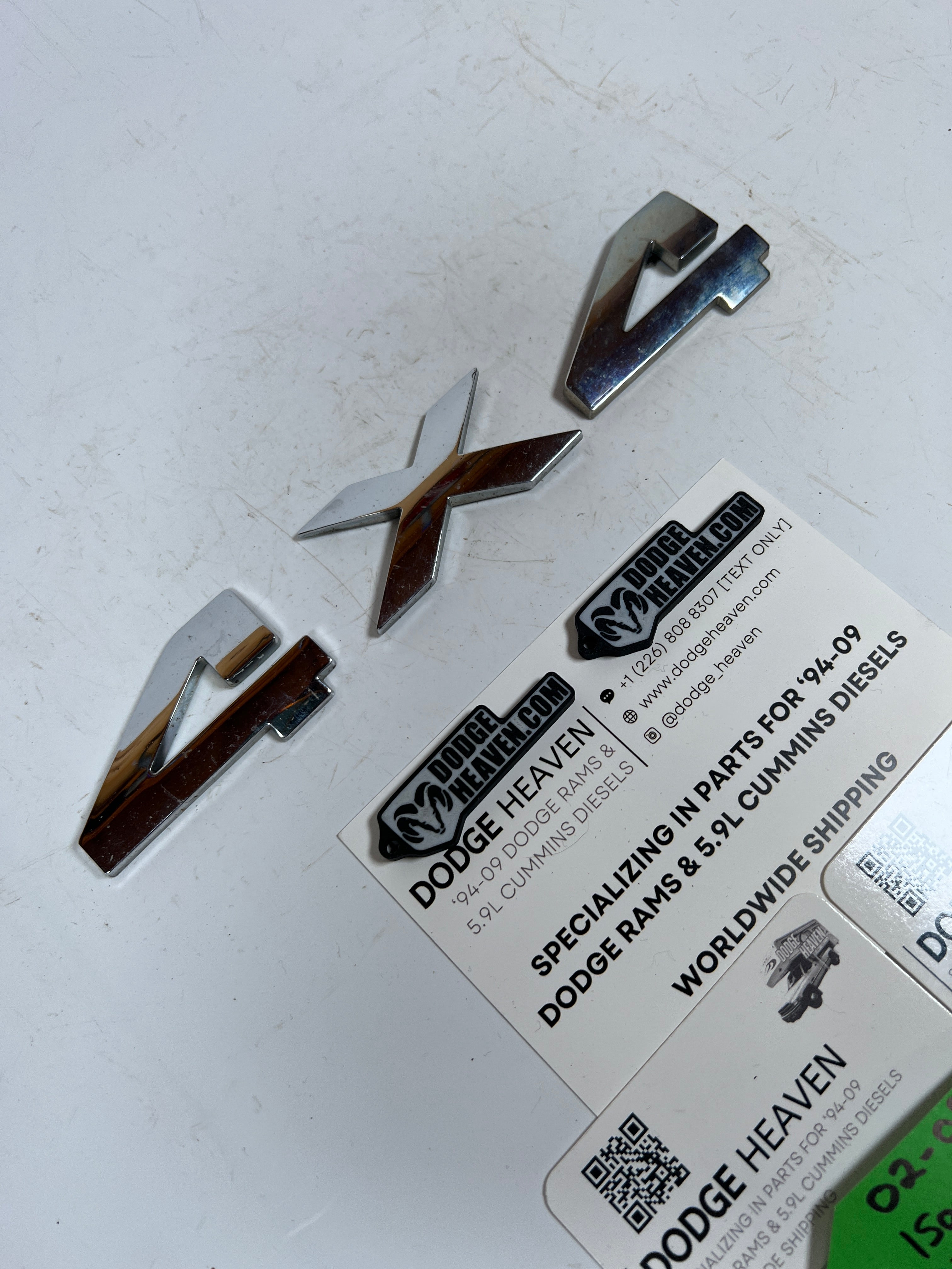 2002-2009 Dodge Ram "4X4"tailgate Emblem Logo Badge