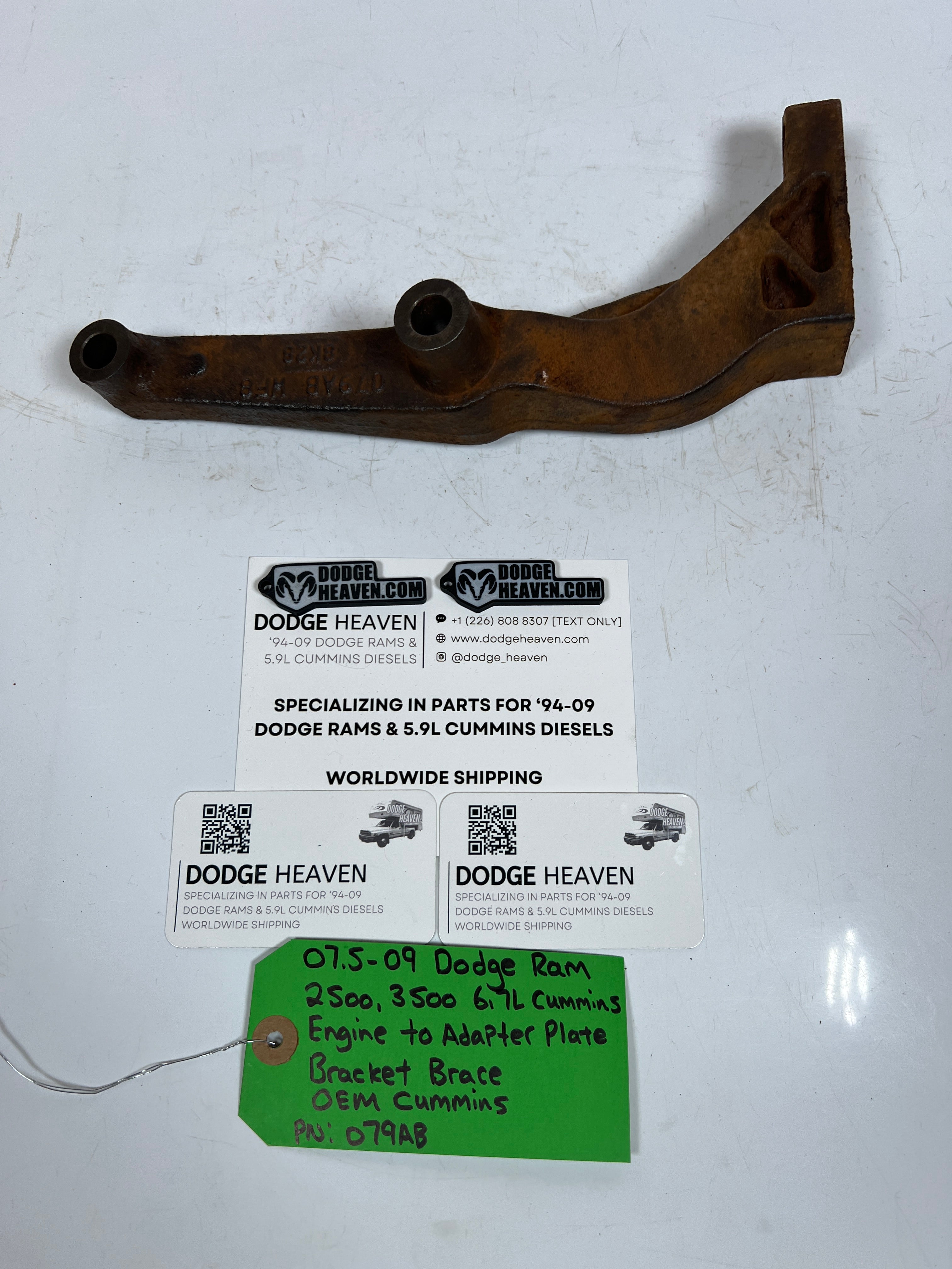 2007.5-2009 Dodge Ram 6.7L Cummins Engine to Adpter Plate Bracket Brace