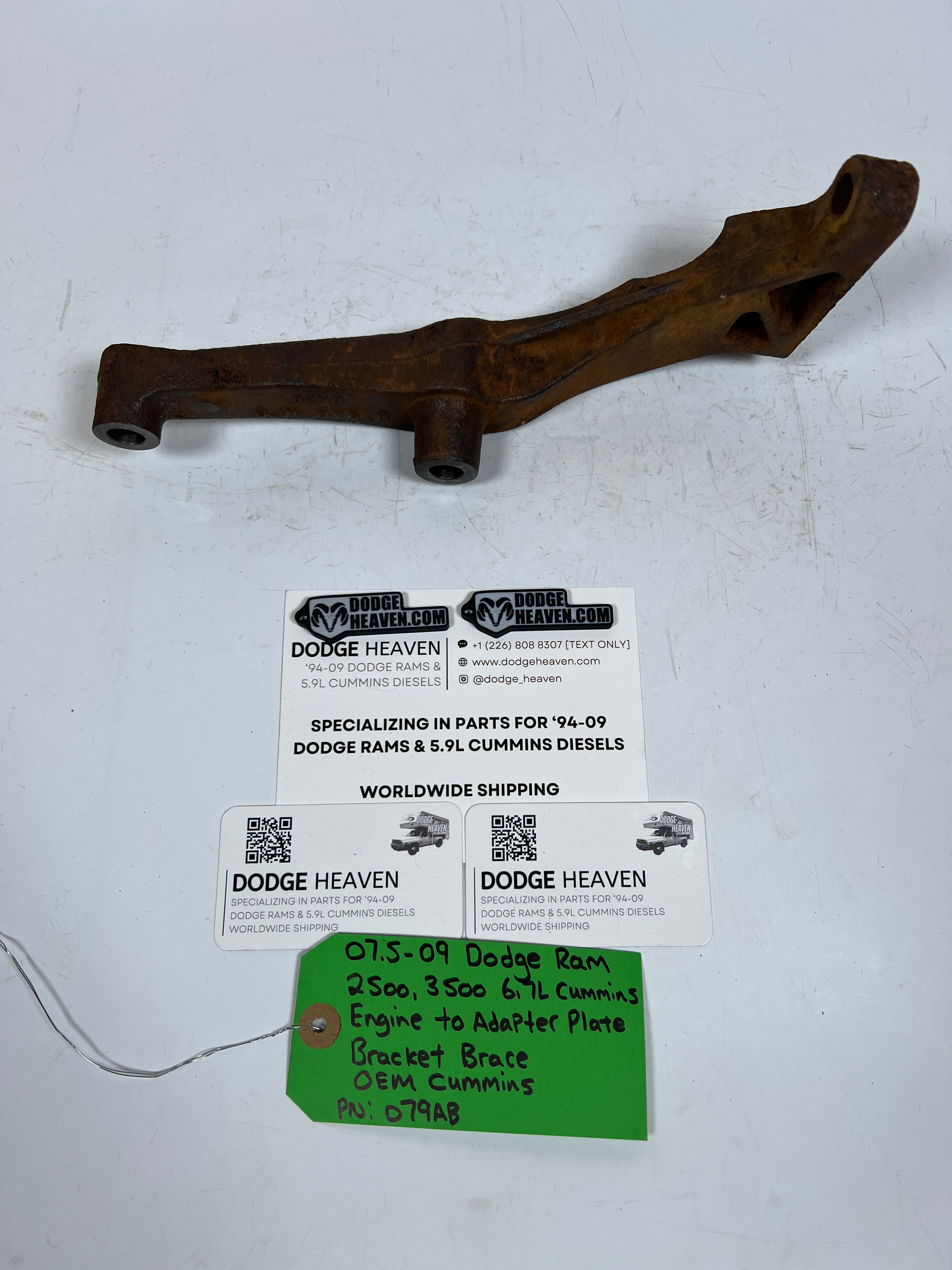 2007.5-2009 Dodge Ram 6.7L Cummins Engine to Adpter Plate Bracket Brace