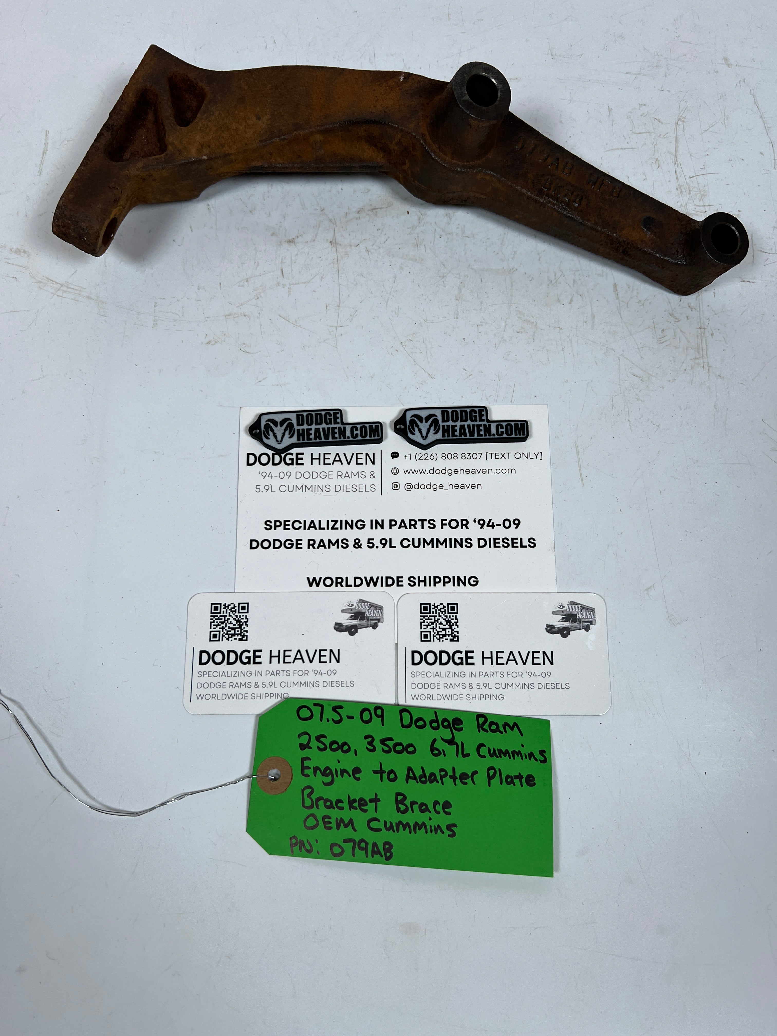 2007.5-2009 Dodge Ram 6.7L Cummins Engine to Adpter Plate Bracket Brace