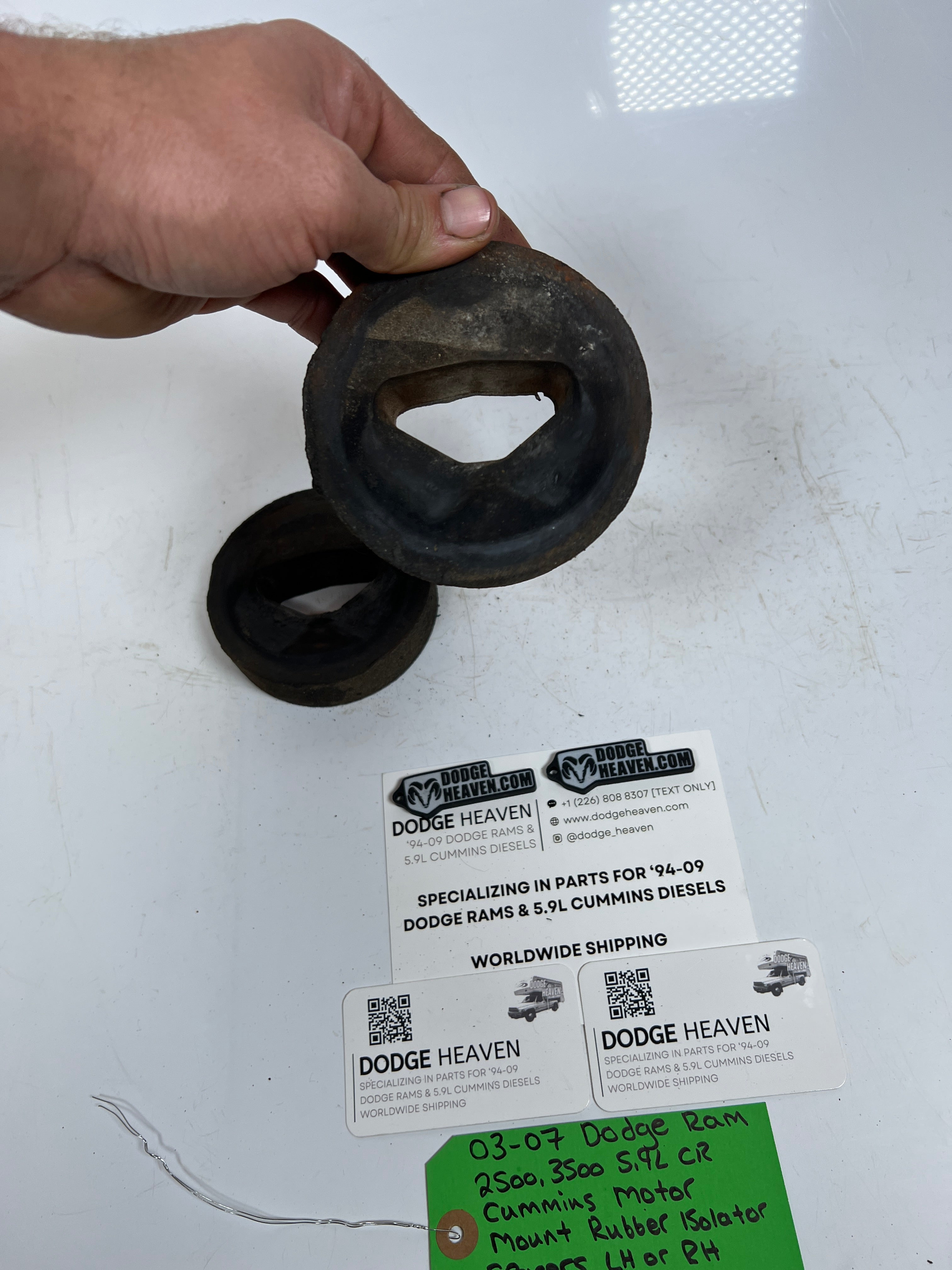 2003-2007 Dodge Ram 5.9L CR Cummins Motor Mount Rubber Isolators LH or RH