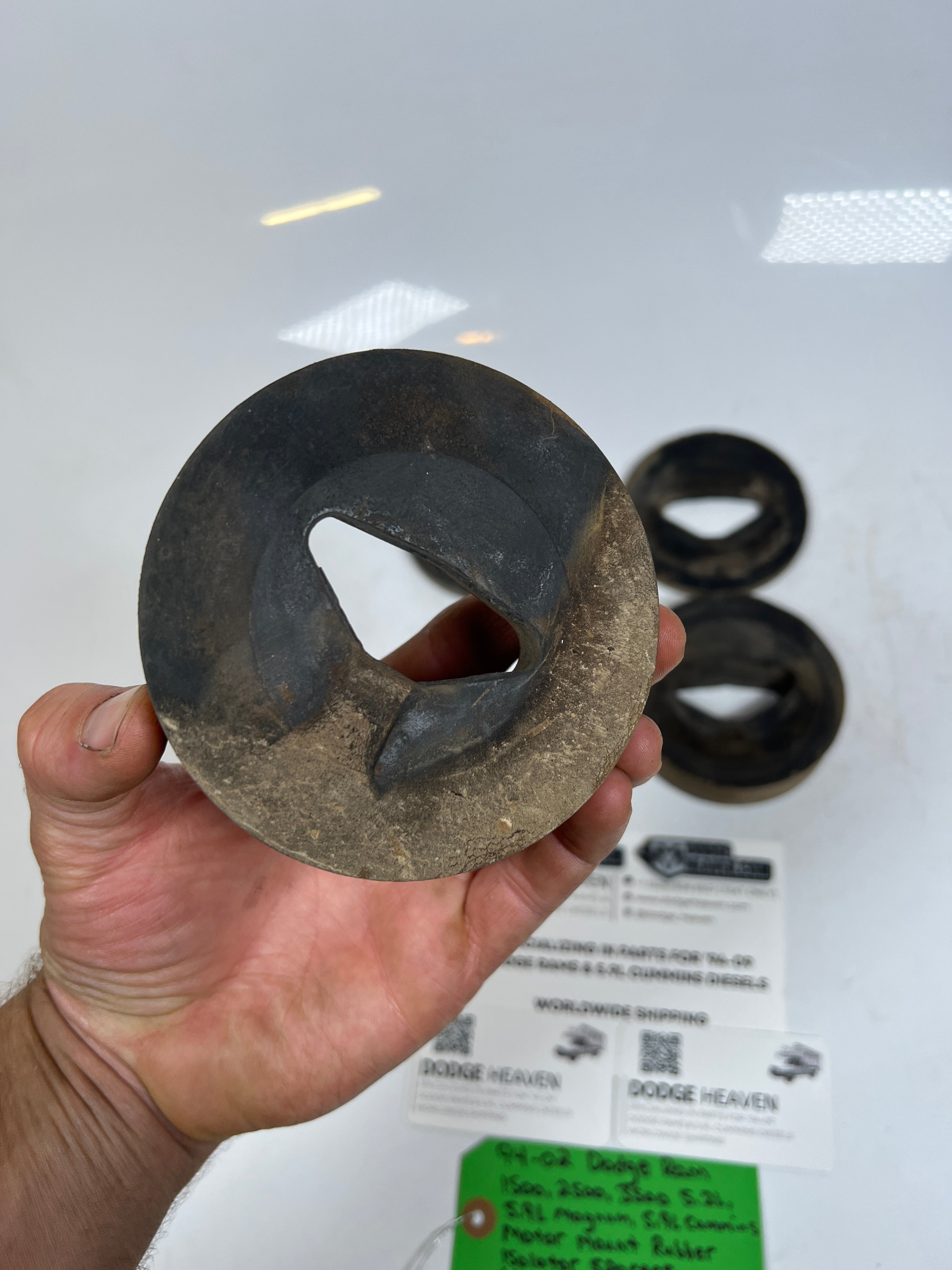 1994-2002 Dodge Ram Gas & Diesel Motor Mount Rubber Isolator Spacer QTY 2
