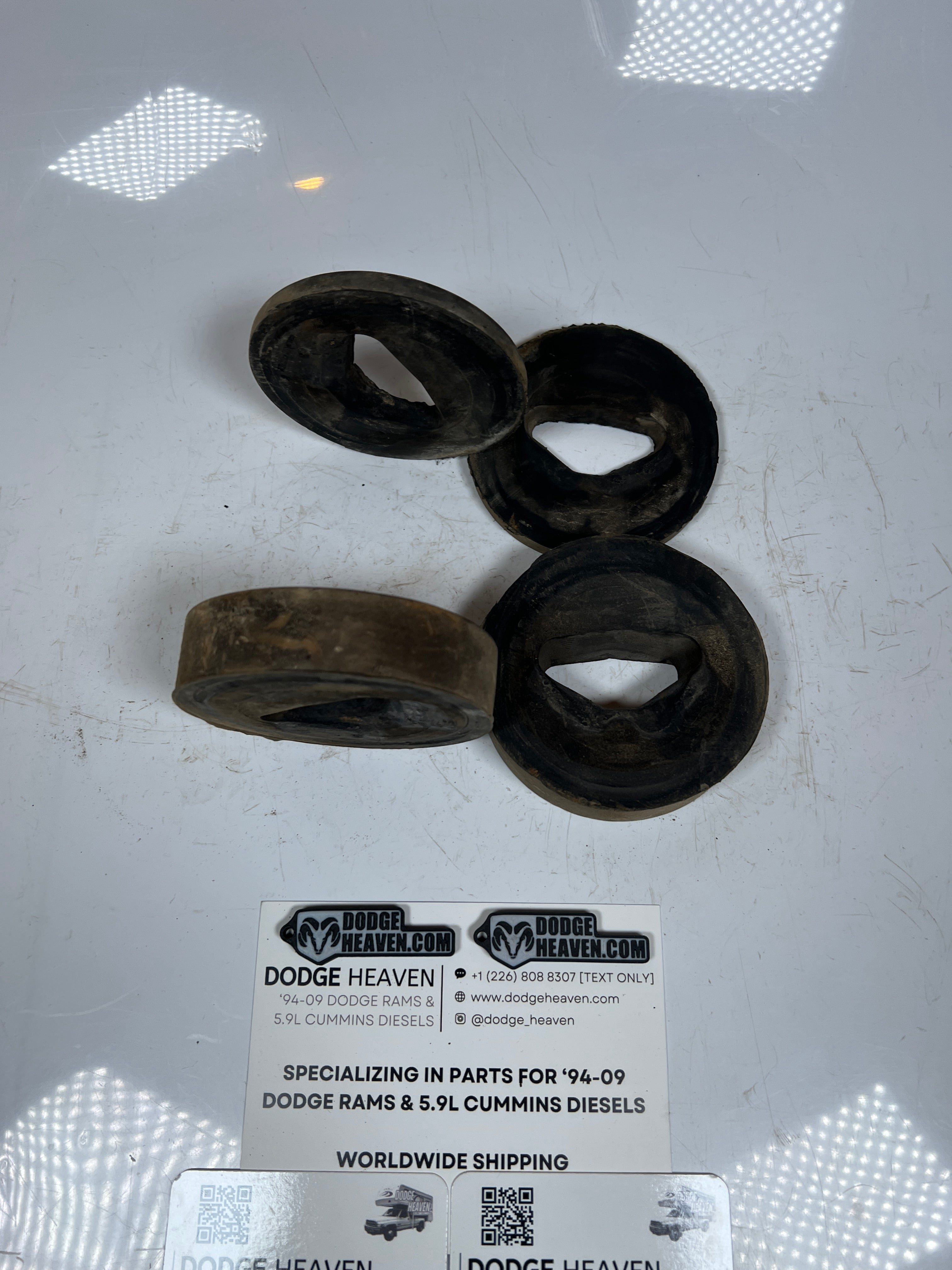 1994-2002 Dodge Ram Gas & Diesel Motor Mount Rubber Isolator Spacer QTY 2
